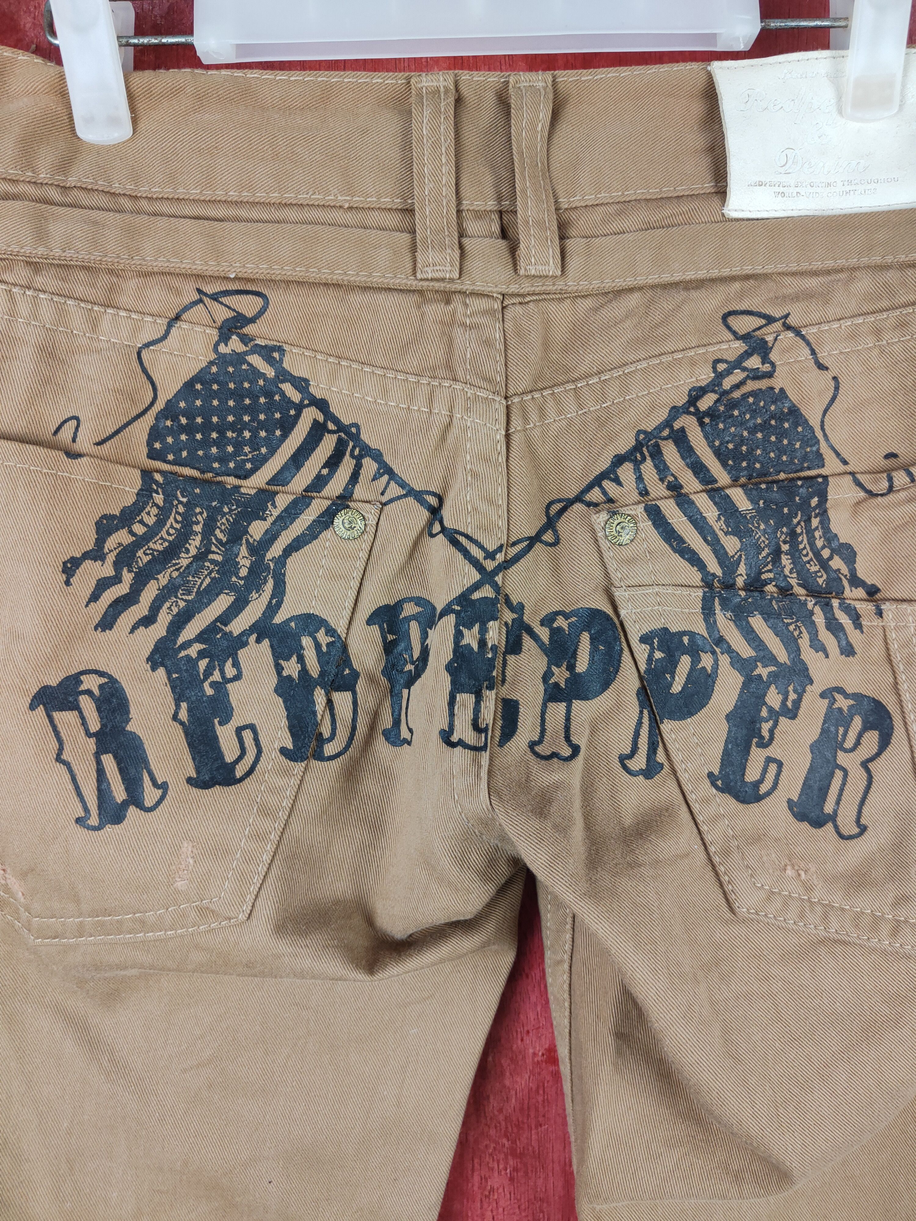 Japanese Brand Redpepper Brown Multipocket Soft Denim #S1321 Size US 28 / EU 44 - 10 Thumbnail