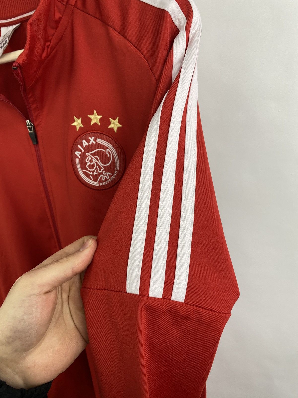 Adidas Vintage Ajax Adidas Jersey Soccer Zip Hoodie Rare Retro Y2K Size US M / EU 48-50 / 2 - 6 Thumbnail