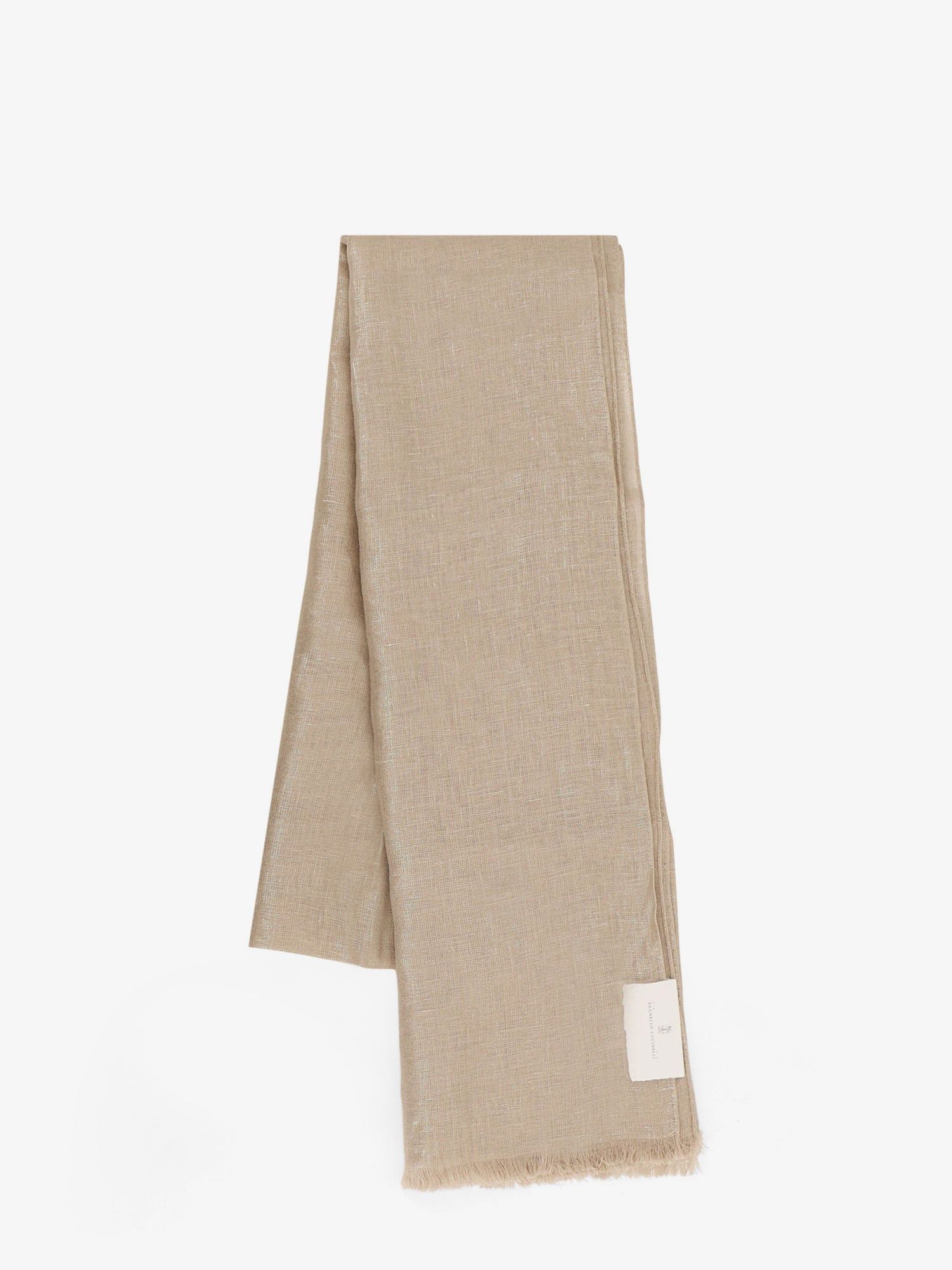 Brunello Cucinelli Brunello Cucinelli Linen lurex scarf UNI Women - USA Tariffs Included Size ONE SIZE - 1 Thumbnail