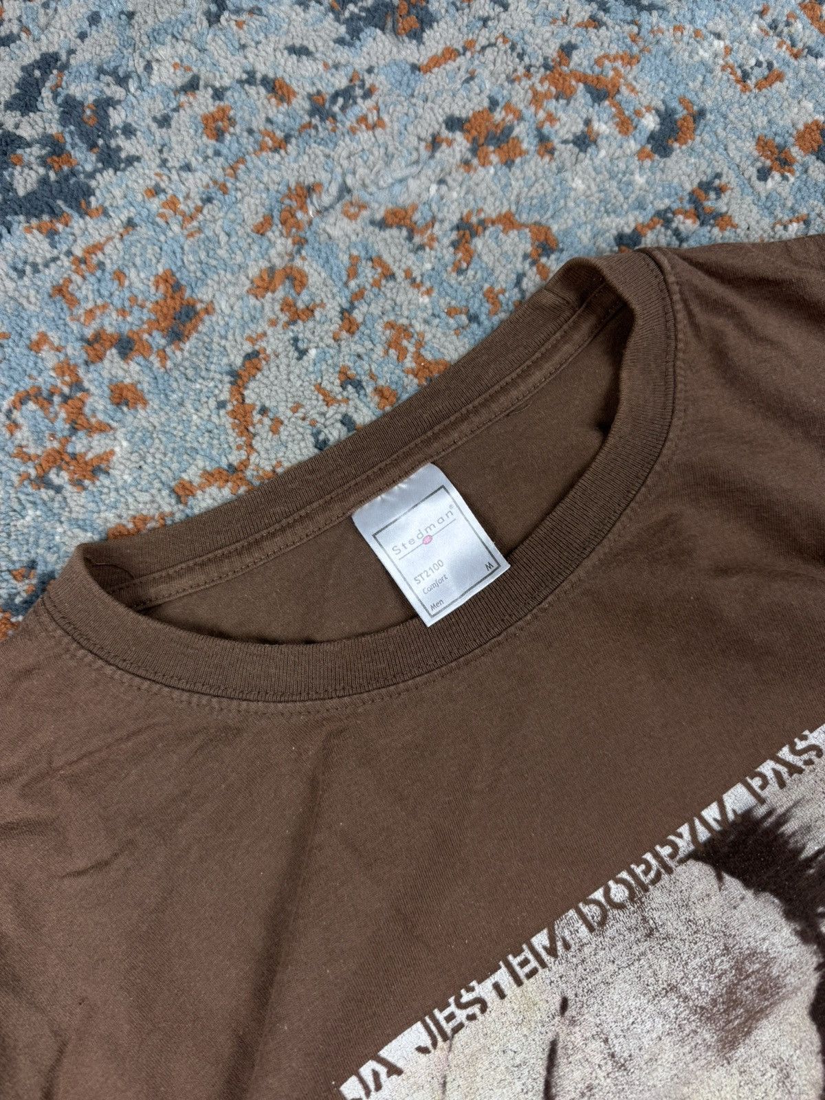Band Tees × Vintage Vintage 00s Jesus shepherd lord graphic tee earth tones Size US M / EU 48-50 / 2 - 5 Thumbnail
