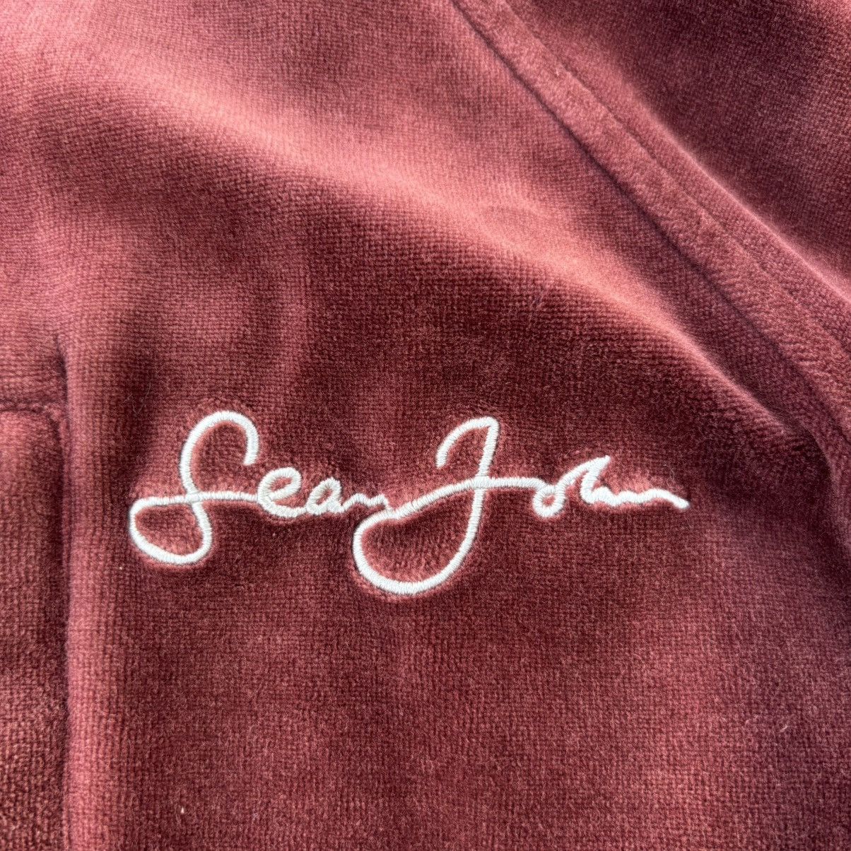 Sean John Burgundy Sean John Velvet Track Jacket Size US XXL / EU 58 / 5 - 4 Thumbnail