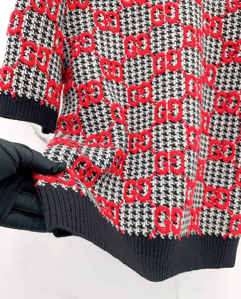 Gucci Gucci GG knot velvet thousand-bird plaid women's wool short Size M / US 6-8 / IT 42-44 - 5 Thumbnail