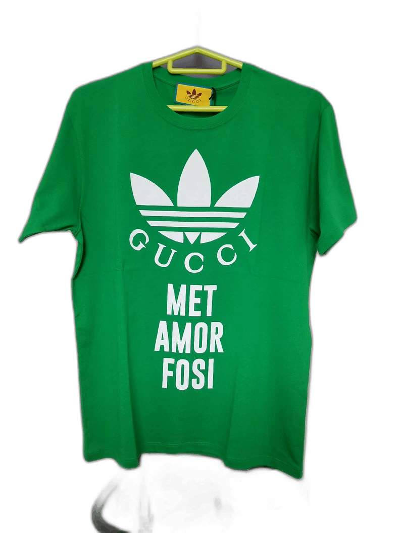 Gucci Gucci Adidas Collaboration Green Tshirt-2506 Size US M / EU 48-50 / 2 - 1 Thumbnail