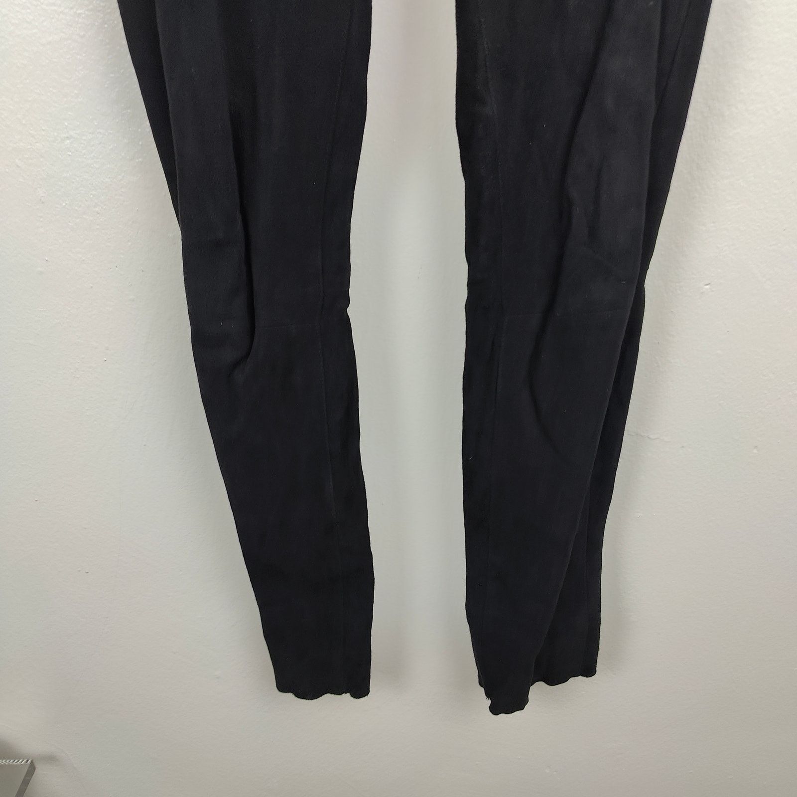 Other SPRWMN Black Suede Ankle Pants Womens Small Black Size 27" / US 4 / IT 40 - 3 Thumbnail
