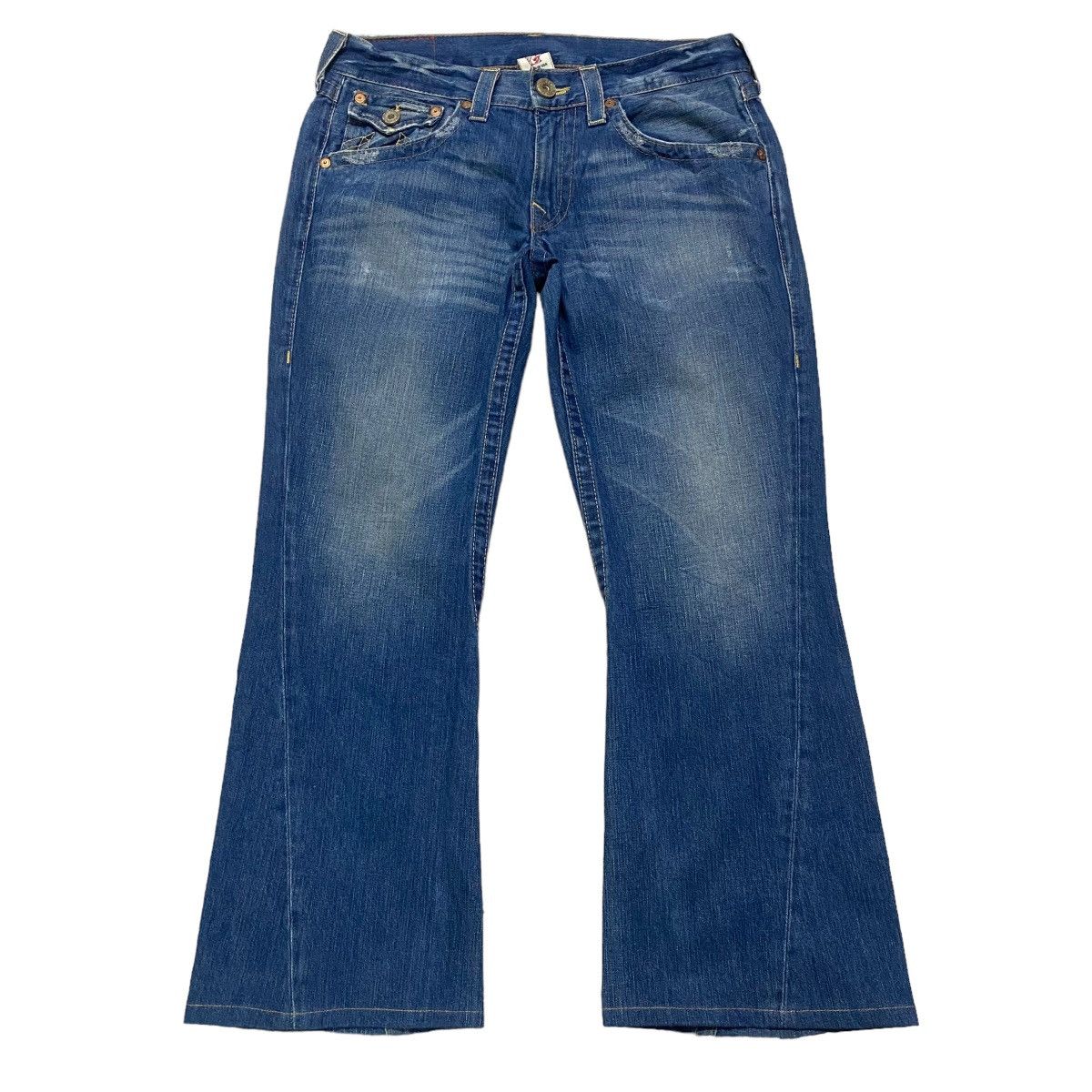True Religion Vintage True Religion Joey Denim Flare Jeans Size US 34 / EU 50 - 2 Thumbnail