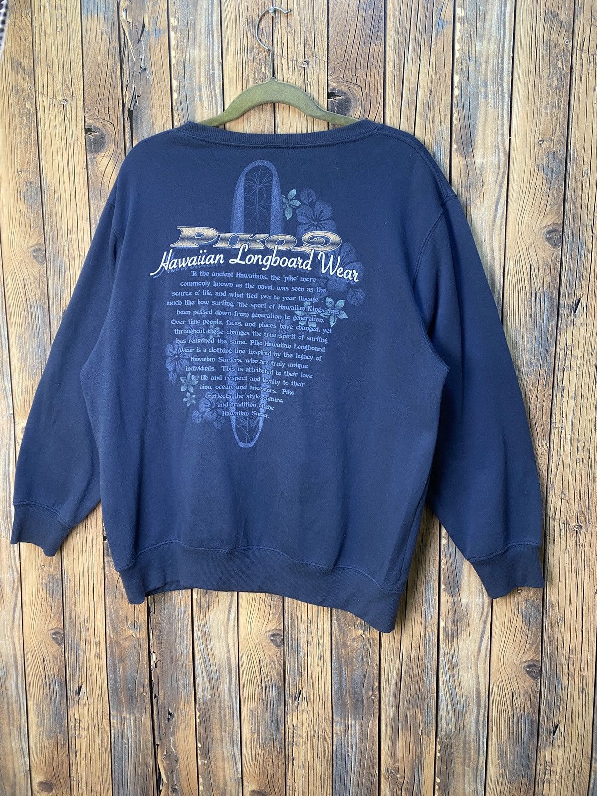 Alexander Julian × Beauty Beast × Vintage Vintage piko hawaiian longboard crewneck sweatshirt Size US L / EU 52-54 / 3 - 2 Thumbnail