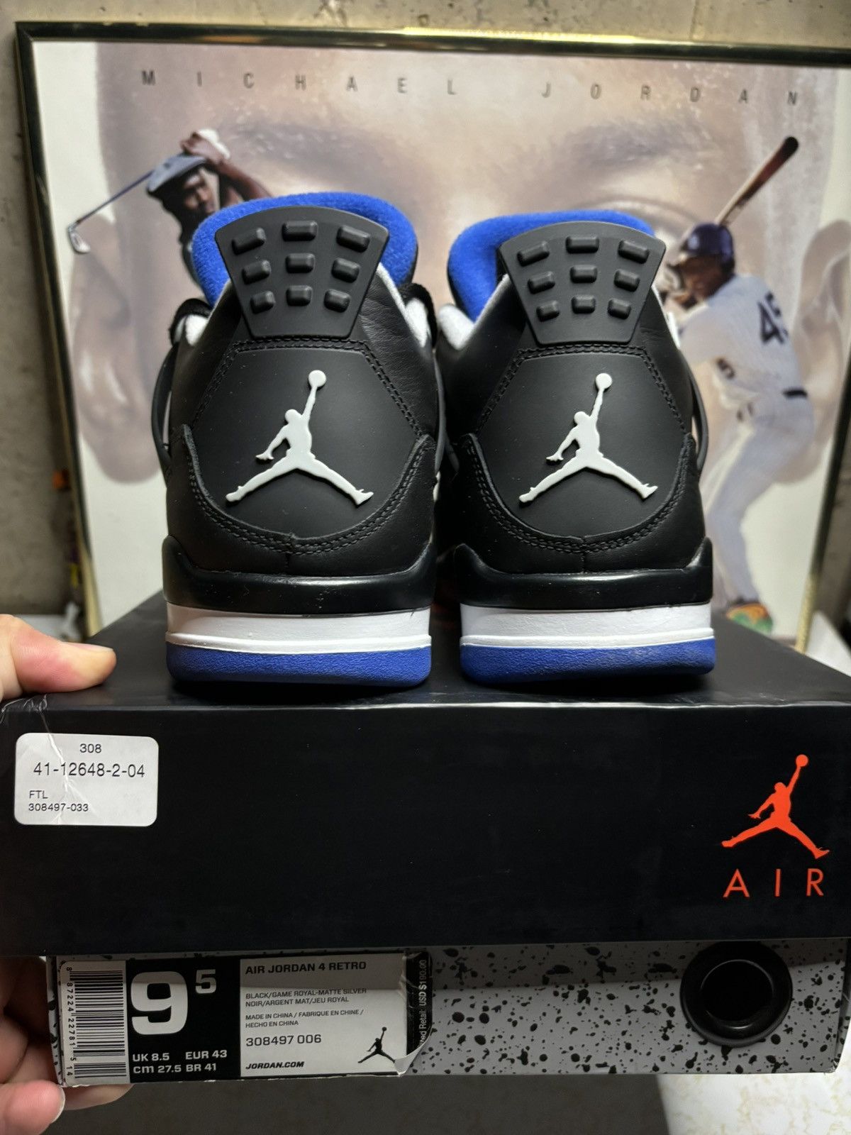 Jordan Brand Air Jordan 4 Retro Motorsports Alternate 2017 Size US 9.5 / EU 42-43 - 7 Thumbnail