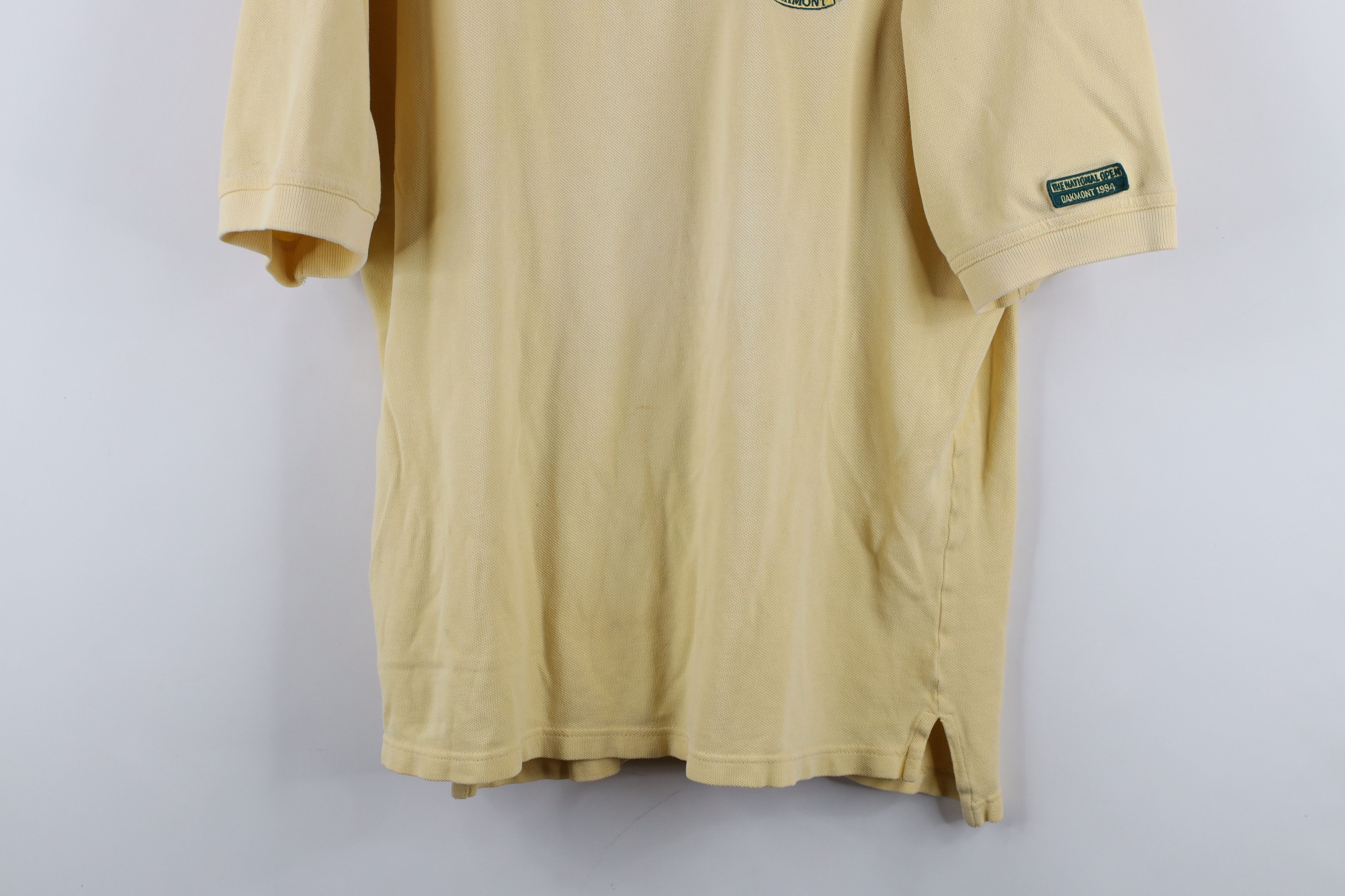 Vintage Vintage 90s 1994 US Open Oakmont Golfing Polo Shirt Yellow Size US L / EU 52-54 / 3 - 3 Thumbnail