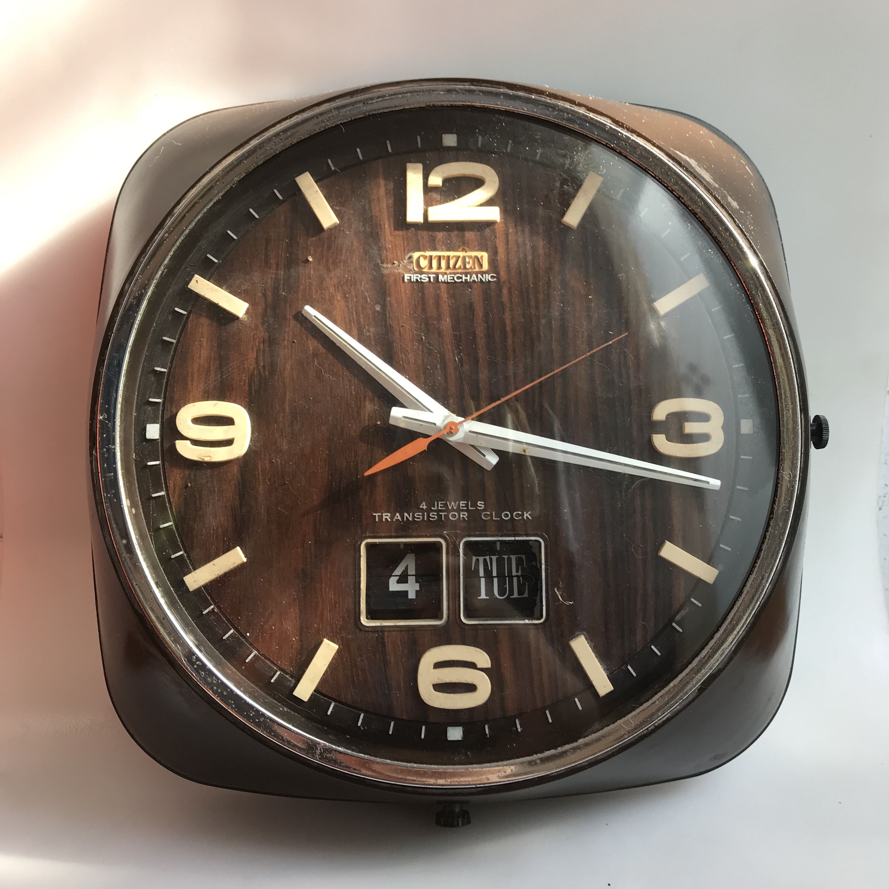 Citizen Citizen first mechanic 4 jewels wall clock transistor clock Size ONE SIZE - 3 Thumbnail