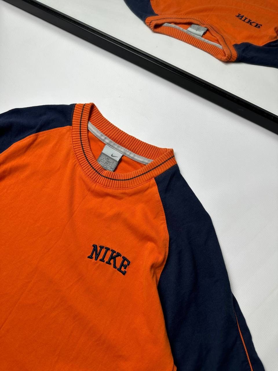 Nike Vintage Nike Orange 90s Tee Logo NIKE Size US M / EU 48-50 / 2 - 3 Thumbnail