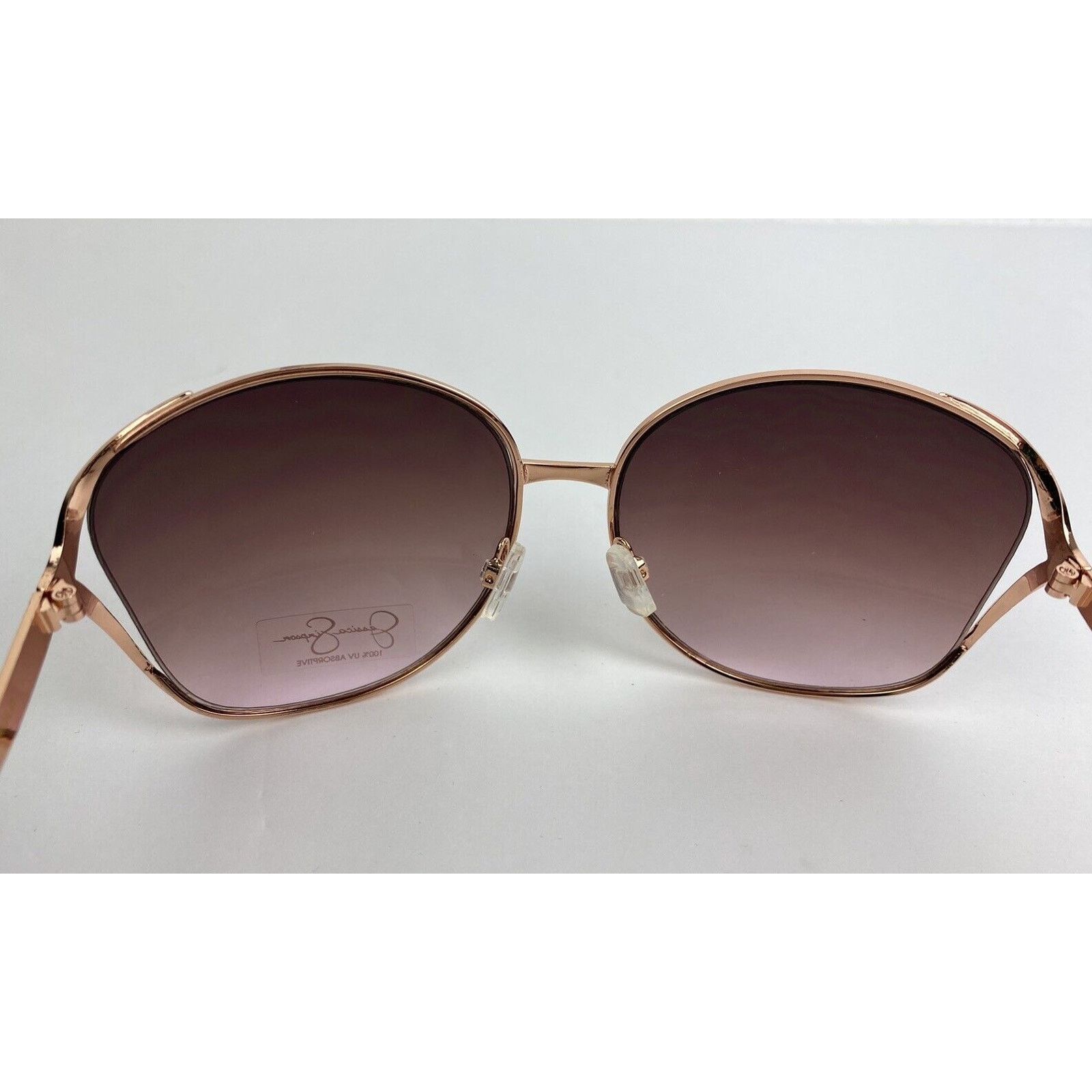 Jessica Simpson NWT HI Jessica Simpson Metal Rose Gold Pink Round Oversized Size ONE SIZE - 8 Thumbnail