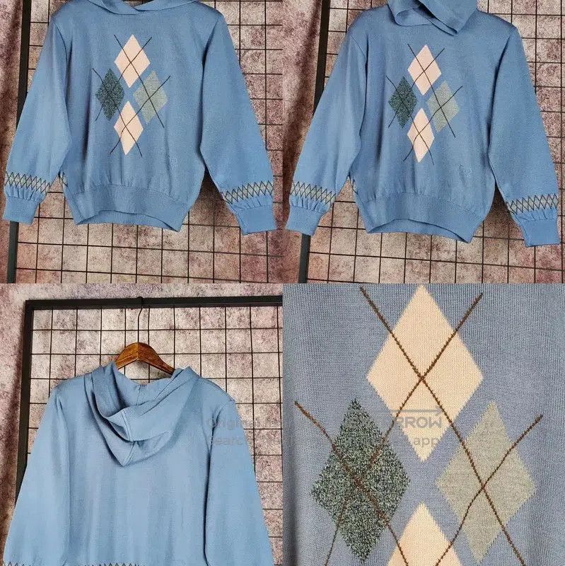 Dior Dior Blue Wool Blend Logo Pullover Sweater . Size L / US 10 / IT 46 - 2 Thumbnail