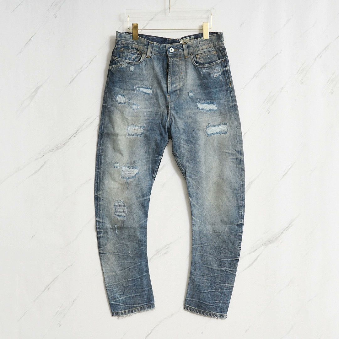 Dolce & Gabbana Dolce&Gabbana Men's Vintage Ripped Jeans Size US 30 / EU 46 - 1 Thumbnail