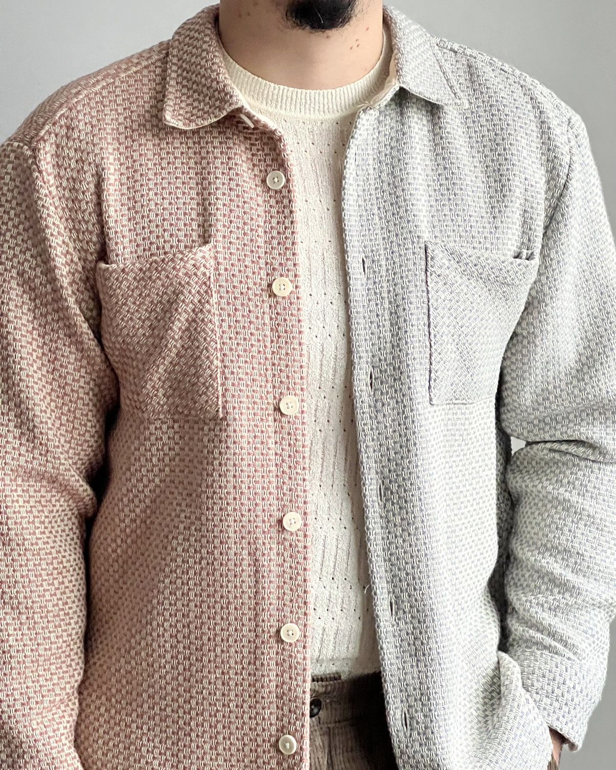 Universal Works Wax London SS24 Stephney Whiting Overshirt Blue Size US L / EU 52-54 / 3 - 18 Thumbnail