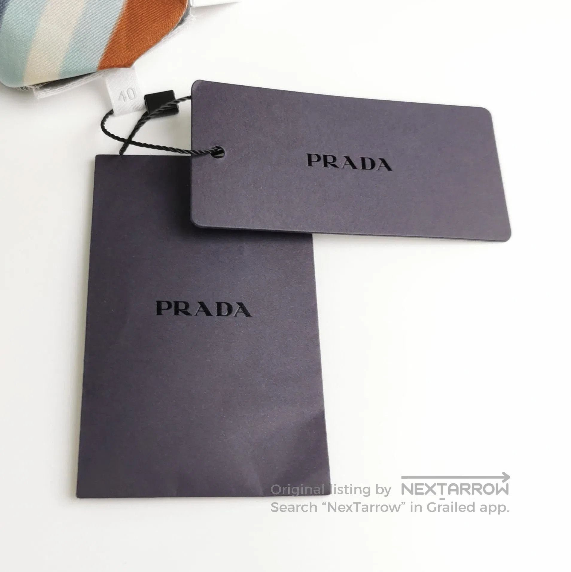 Prada Prada Striped Silk Long Sleeve Jumpsuit Size 4. Size 39" - 3 Thumbnail