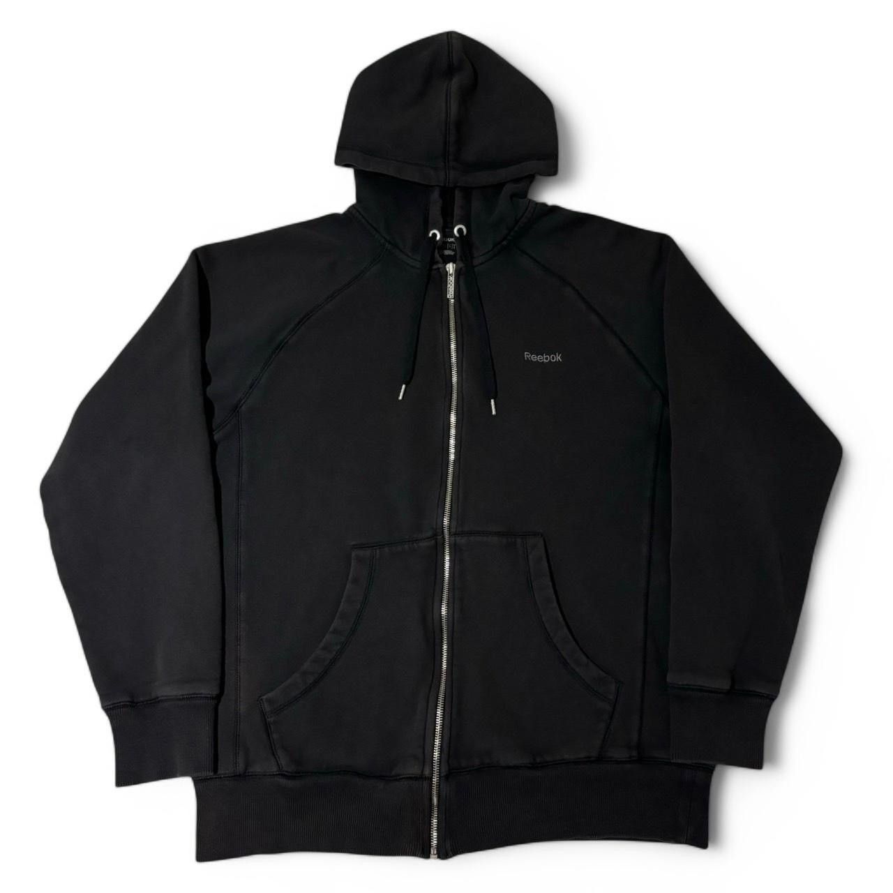 Reebok Reebok Faded Black Zip-Up Hoodie Size US L / EU 52-54 / 3 - 1 Thumbnail
