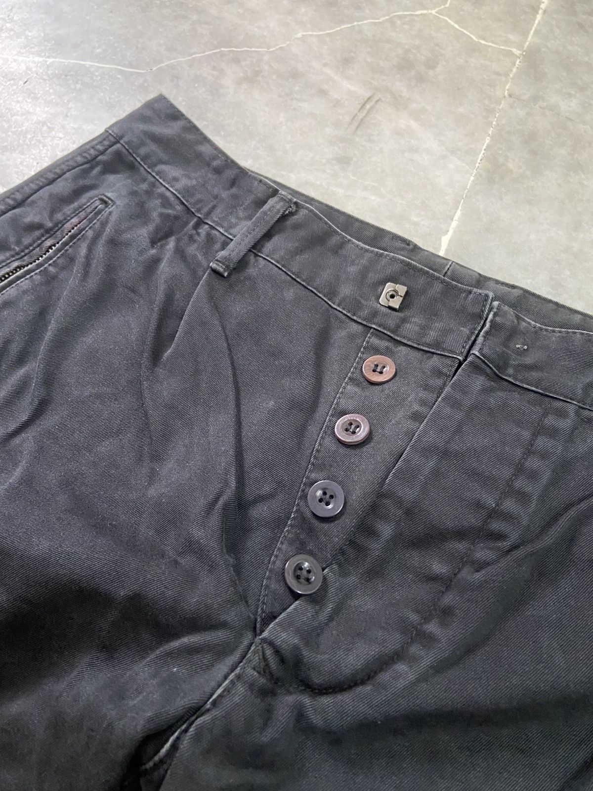 Japanese Brand Wjk Japan Black Cargo Trouser Pant Size US 30 / EU 46 - 4 Thumbnail