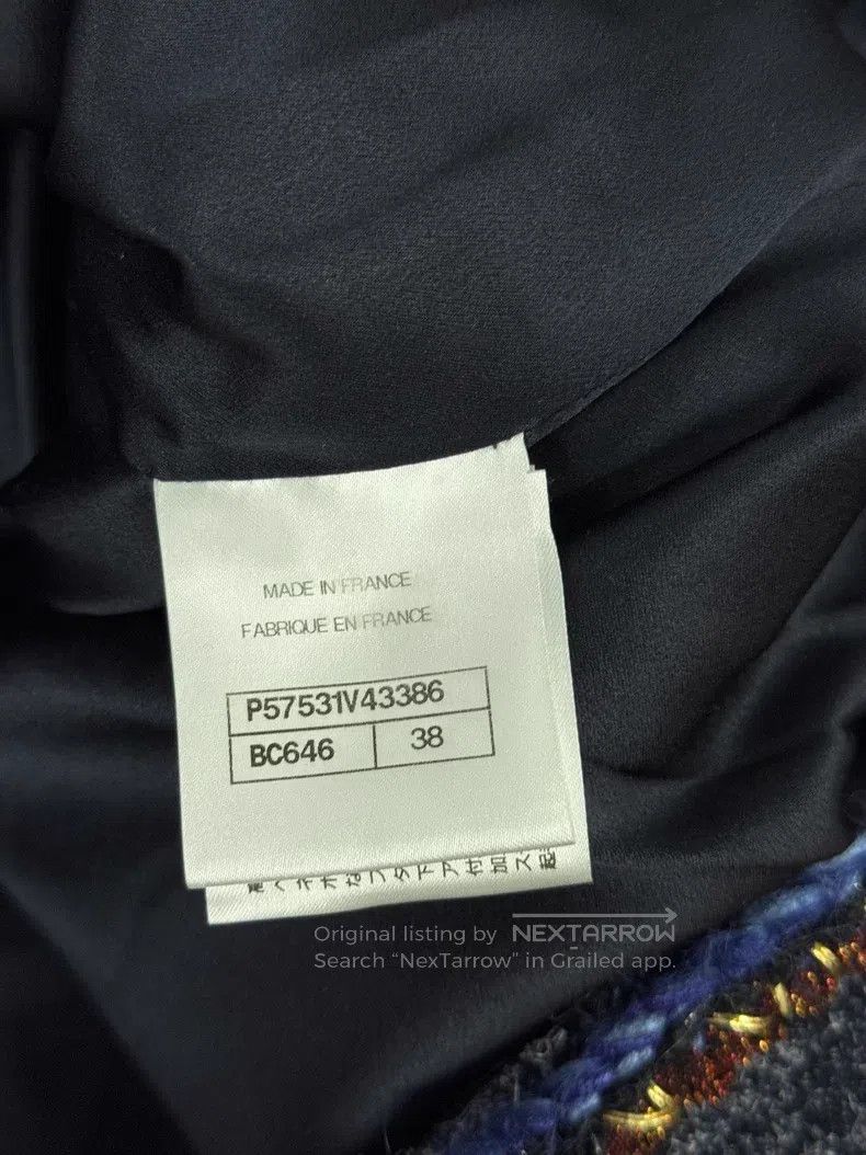 Chanel Chanel Ground Control Centre Series Blue Silhouette Lapel Size XS / US 0-2 / IT 36-38 - 5 Thumbnail