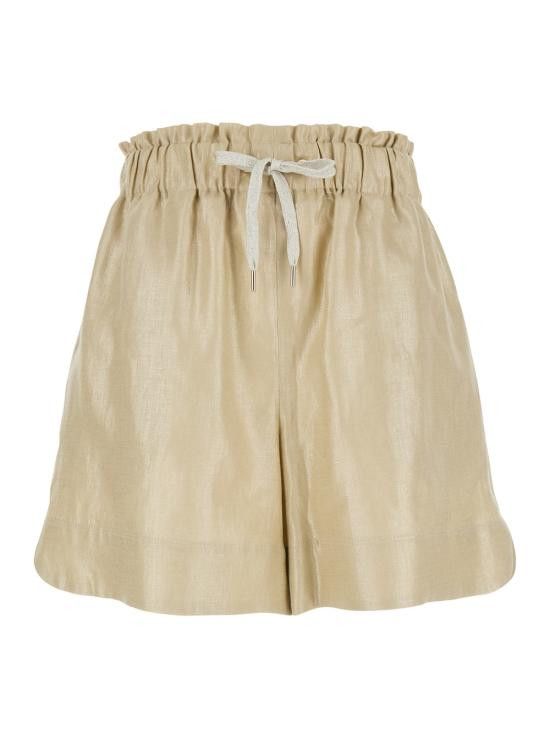 ELEVENTY Women Shorts & Burmudas K80BERK01TES0K10302 Beige