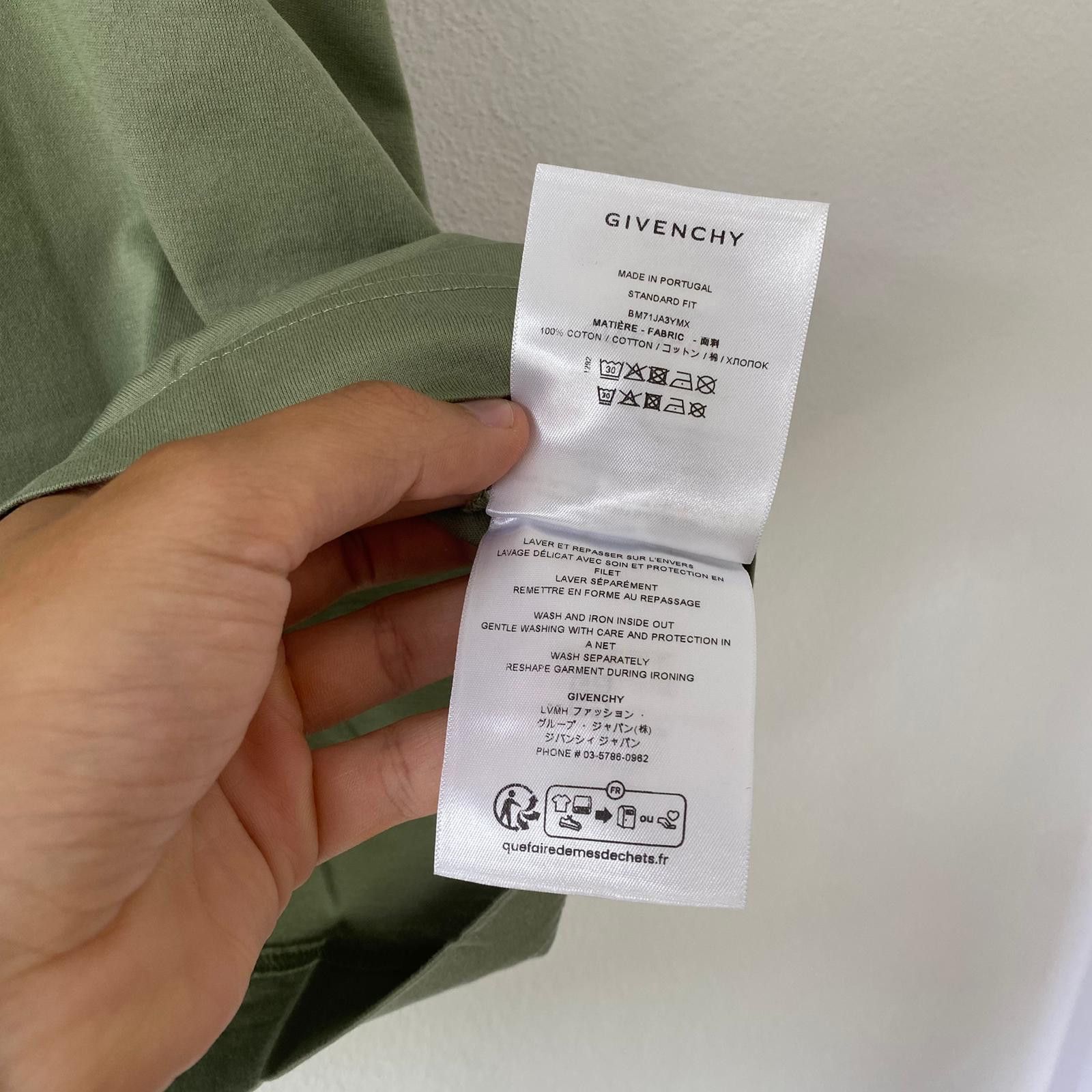 Givenchy Green Embroidered 4G Logo Oversized T-Shirt Size US XL / EU 56 / 4 - 7 Thumbnail