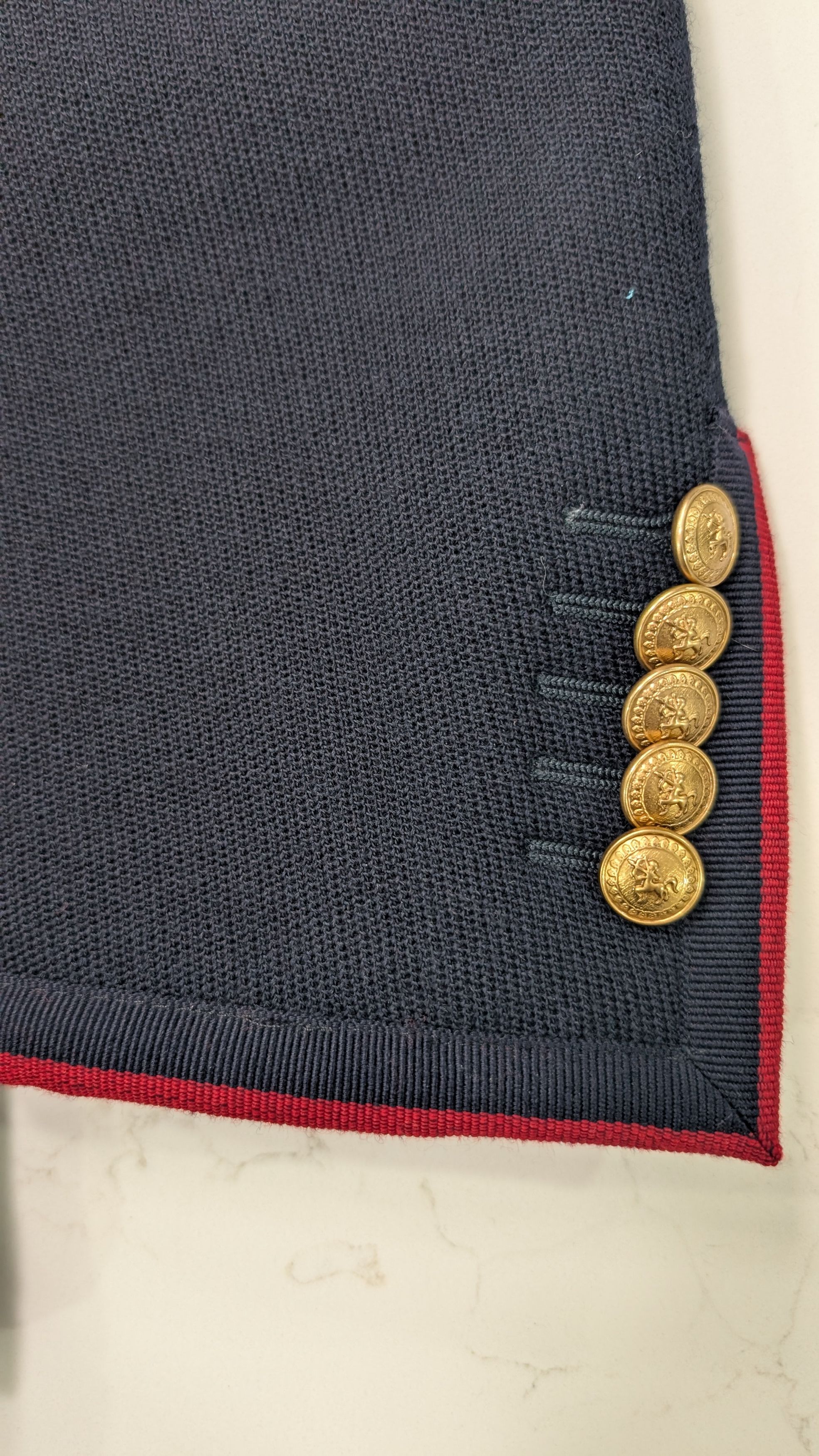 Gucci Gucci Fo Palma Blazer – Wool/Cotton Jersey – Size 50 Size 50R - 5 Thumbnail
