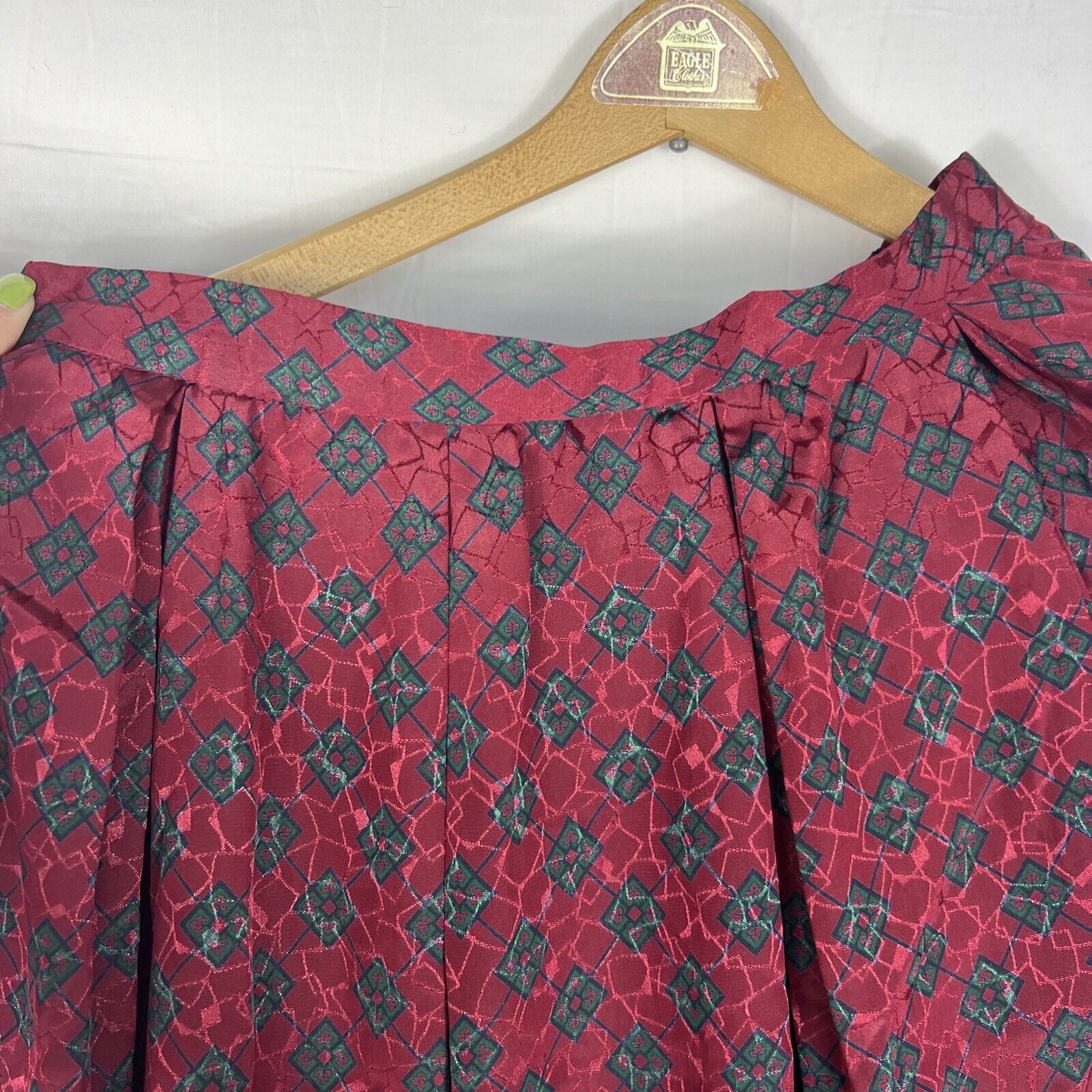 Pendleton Country Sophisticates Petite Pendleton Skirt Sz 10 Red VTG Size 32" / US 10 / IT 46 - 3 Thumbnail