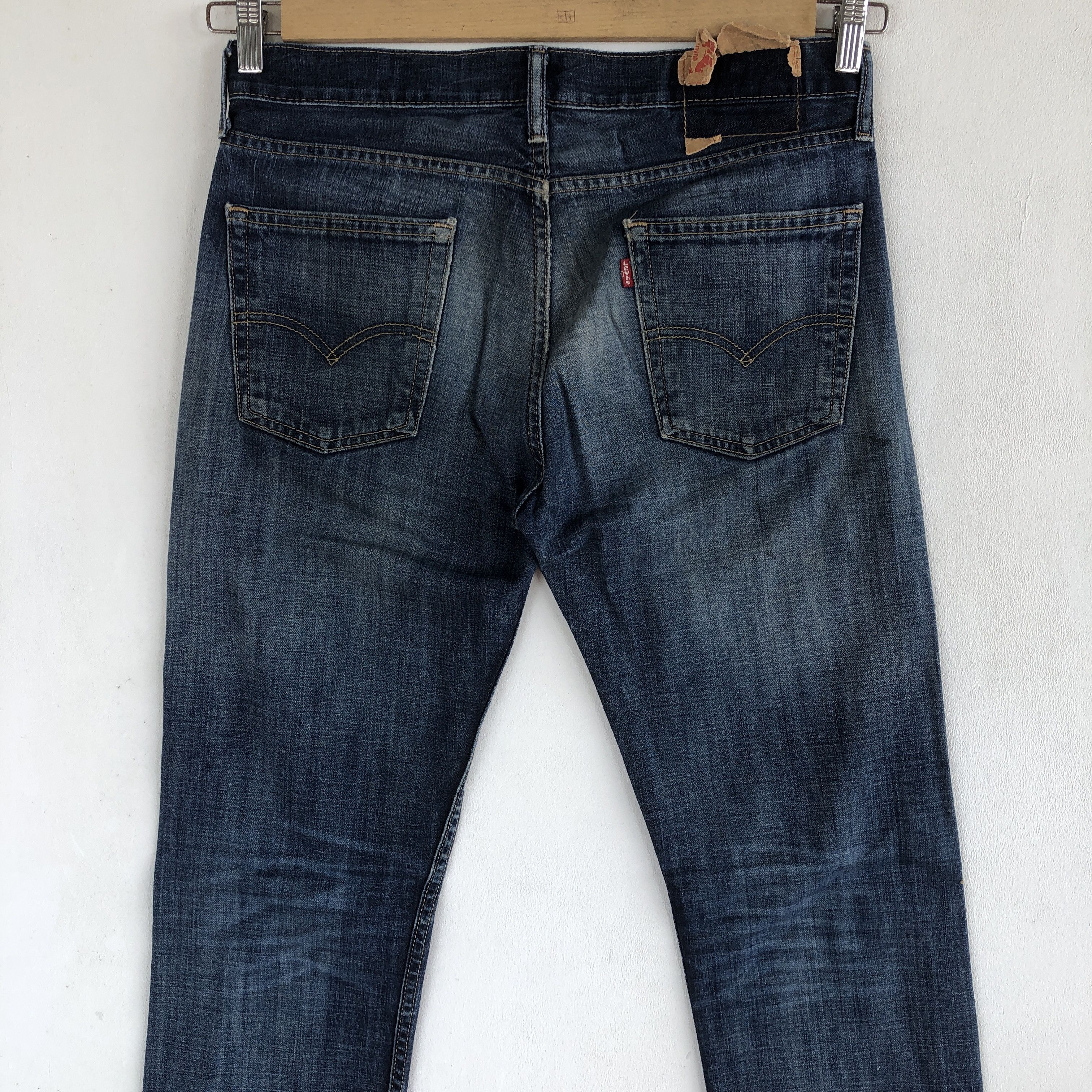 Levi's Vintage Y2K Levis Faded Jeans Levi's 513 Distressed Denim Size US 30 / EU 46 - 4 Thumbnail