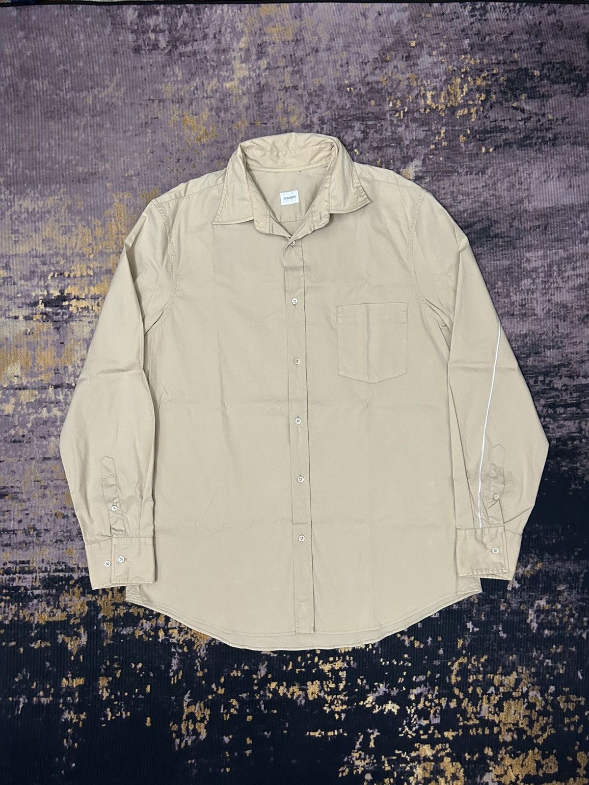 Jil Sander Jil Sander Tailor Made Button Shirt Size US L / EU 52-54 / 3 - 1 Thumbnail
