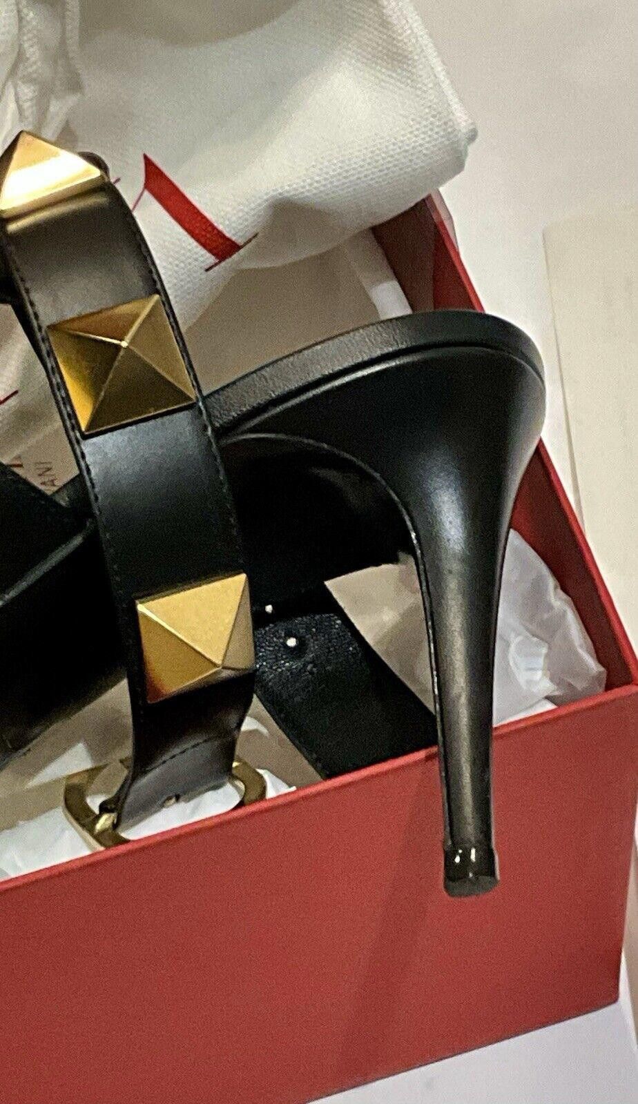 Valentino Valentino Garavani Black Roman Stud Ankle Strap Heels 41 Size US 10 / IT 40 - 5 Thumbnail