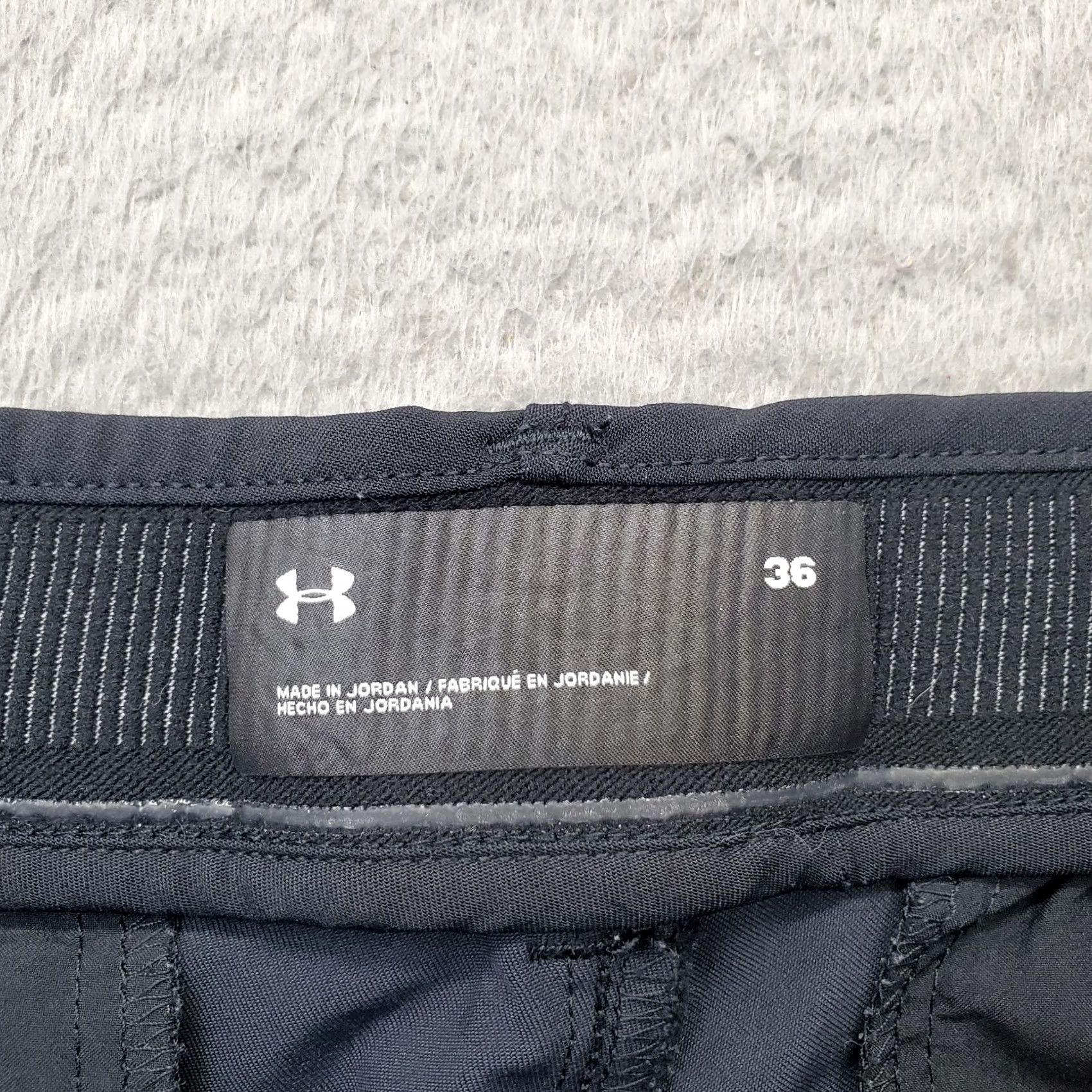 Under Armour Under Armour Chino Shorts Mens Size 36 Black Slash Pocket Flat Front Low Waist BBQ? Size US 36 / EU 52 - 6 Thumbnail