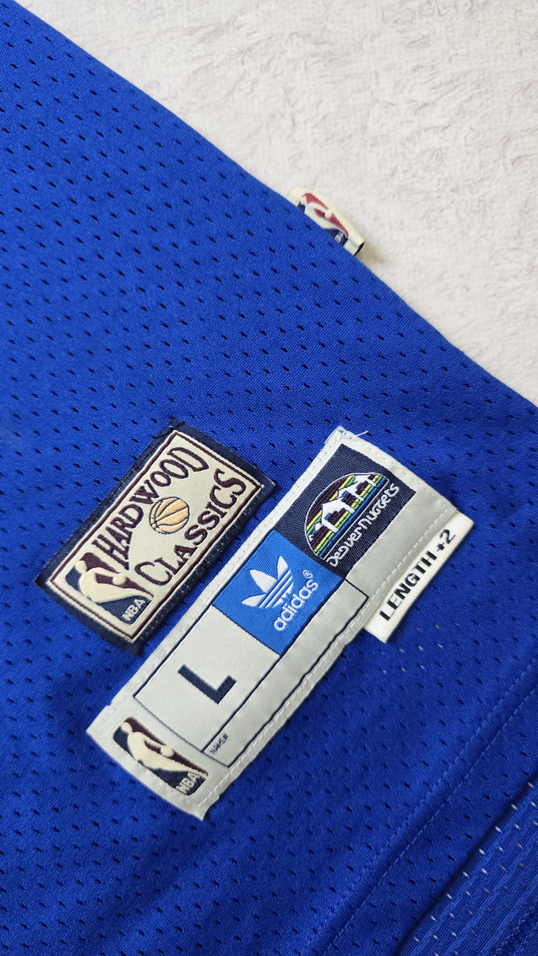 Adidas Denver Nuggets Iverson #3 Hardwood Classics Sewn Jersey Size US M / EU 48-50 / 2 - 12 Thumbnail