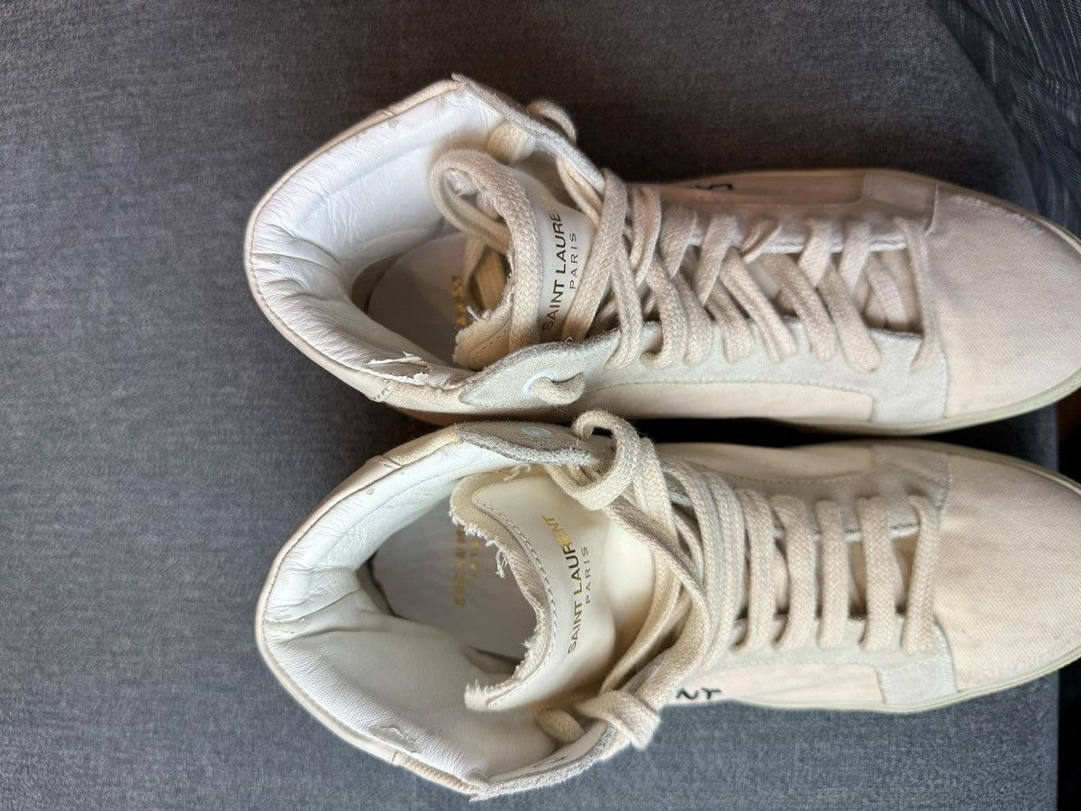 Saint Laurent Paris × Yves Saint Laurent SAINT LAURENT HI TOP SNEAKERS Size US 8.5 / EU 41-42 - 4 Thumbnail