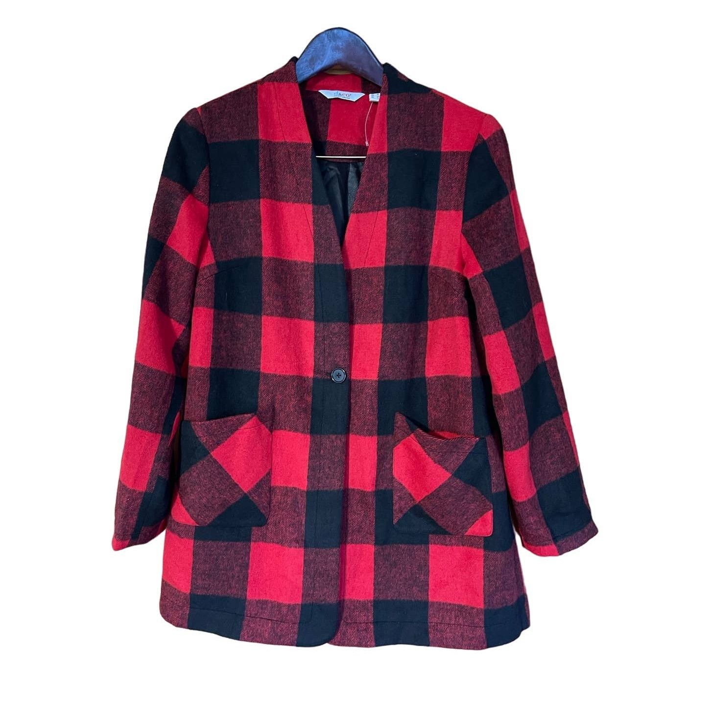 Denim & Co. Denim & Co. Fleece Lumberjack Relaxed Jacket Medium NWOT Size M / US 6-8 / IT 42-44 - 3 Thumbnail