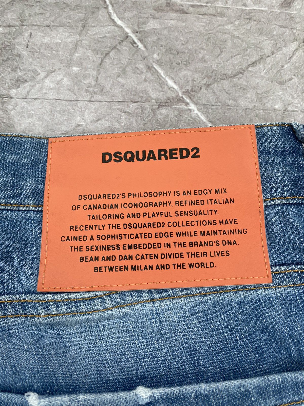 Dsquared2 Dsquared2 Jeans Distressed Slim Jean Paint Splatter Italy Size US 32 / EU 48 - 2 Thumbnail