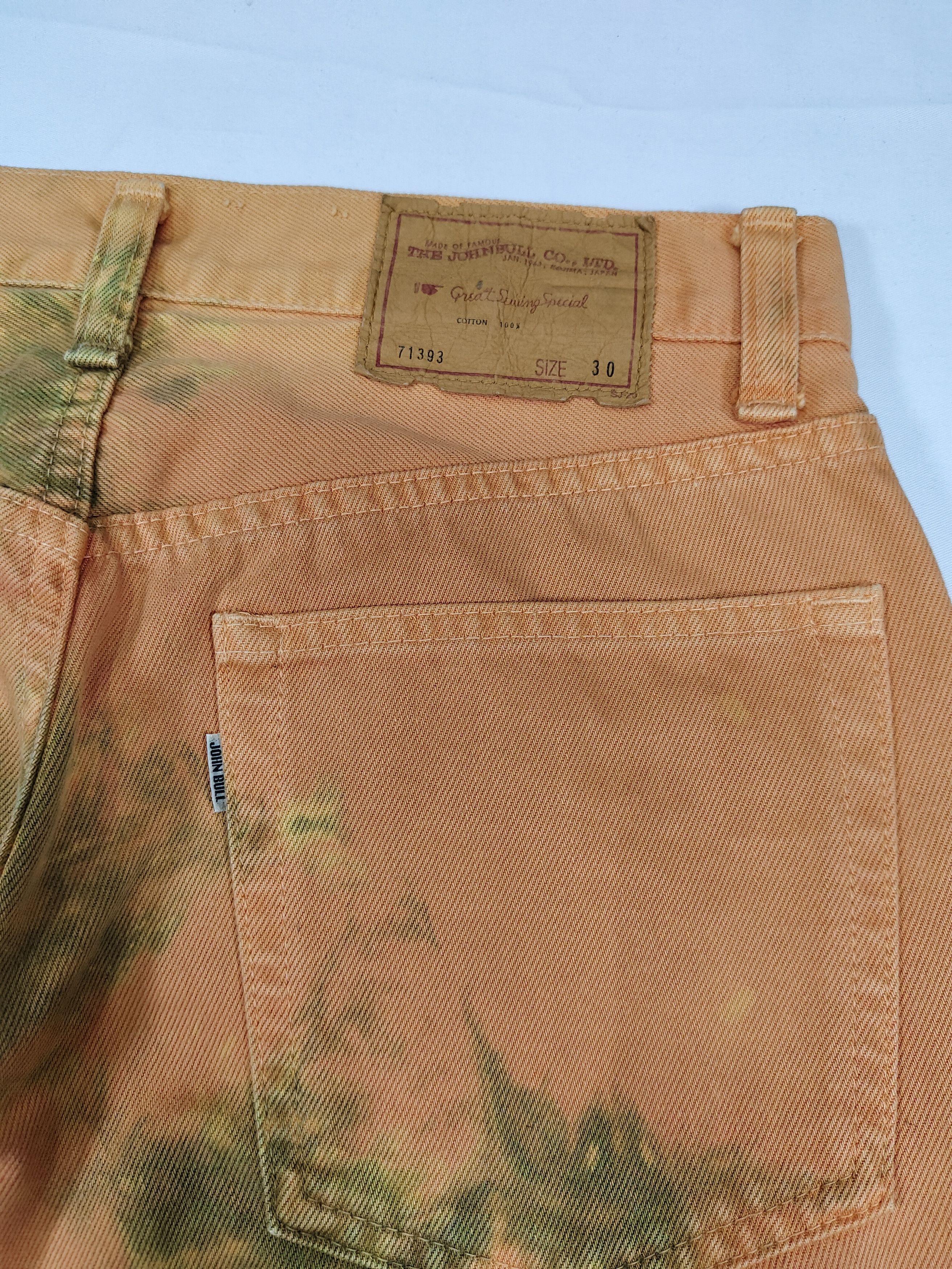Johnbull Vtg Johnbull 🇯🇵 Experimental Tiedye Workwear Archive Jeans Size US 30 / EU 46 - 6 Thumbnail