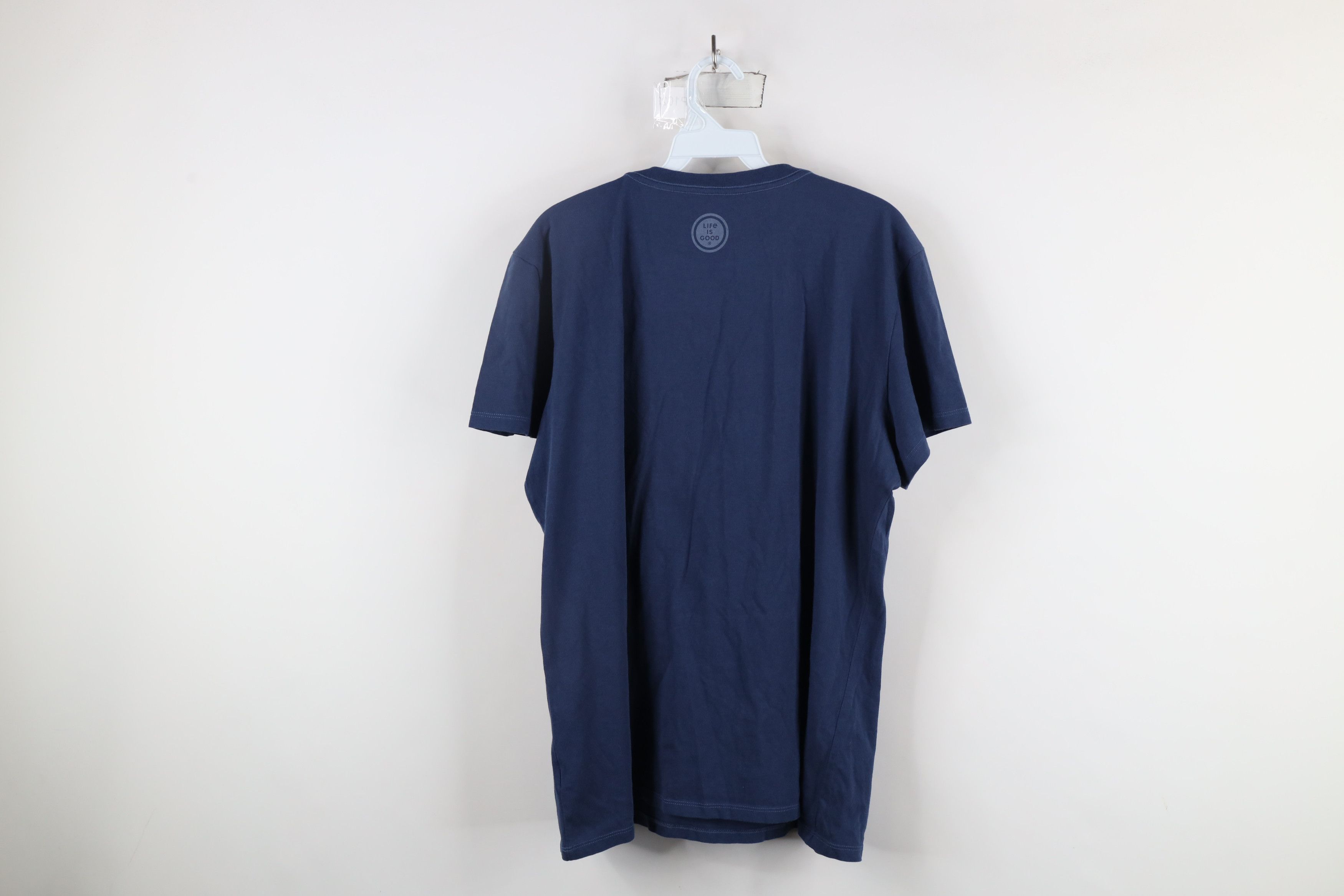 Life is Good × Vintage New Life Is Good Spell Out Sea Turtle Beach T-Shirt Blue Size XL / US 12-14 / IT 48-50 - 12 Thumbnail