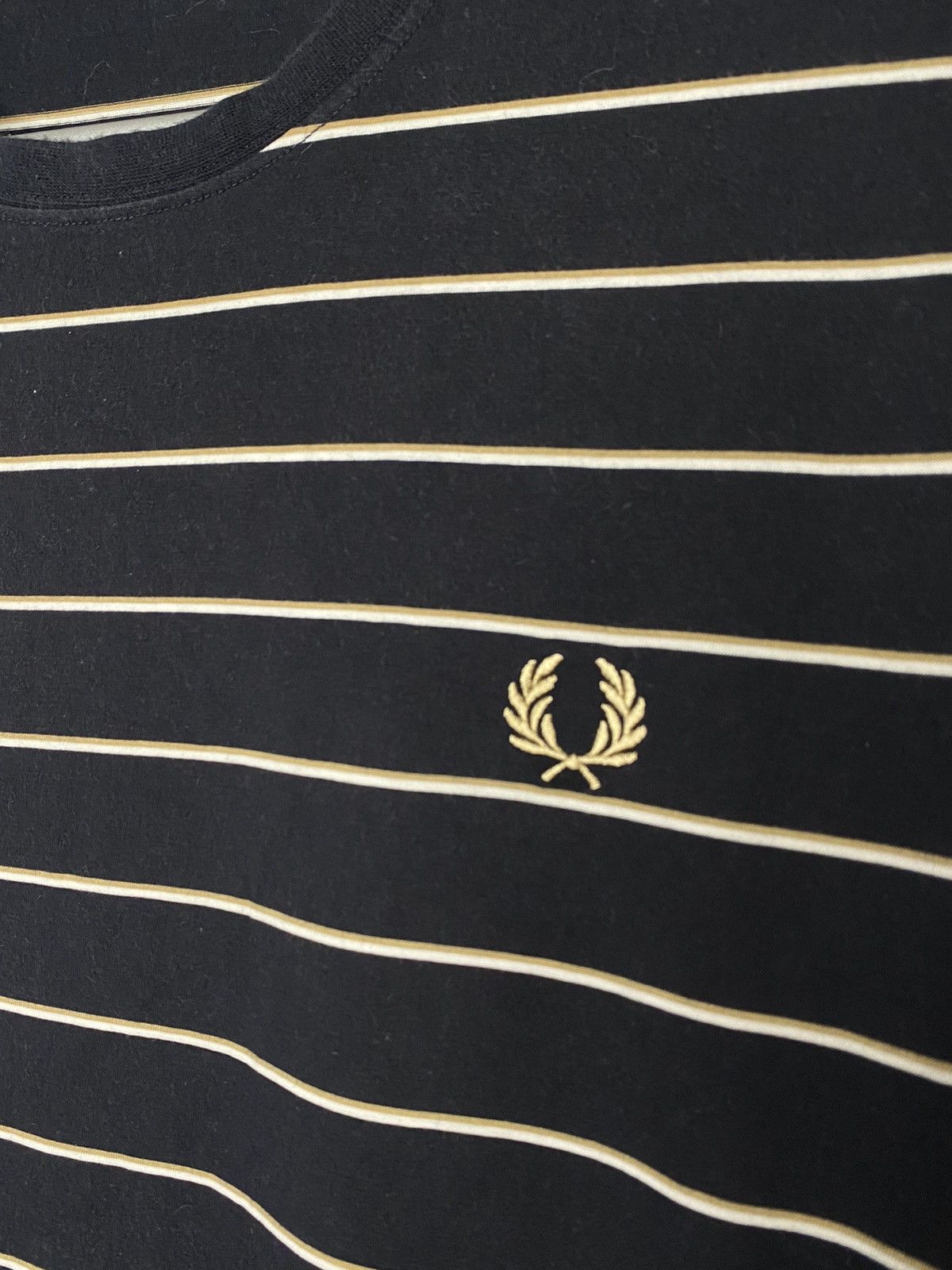 Fred Perry × Vintage 🔥Vintage Fred Perry Striped T-Shirt Tee Short Sleeve🔥 Size US M / EU 48-50 / 2 - 5 Thumbnail