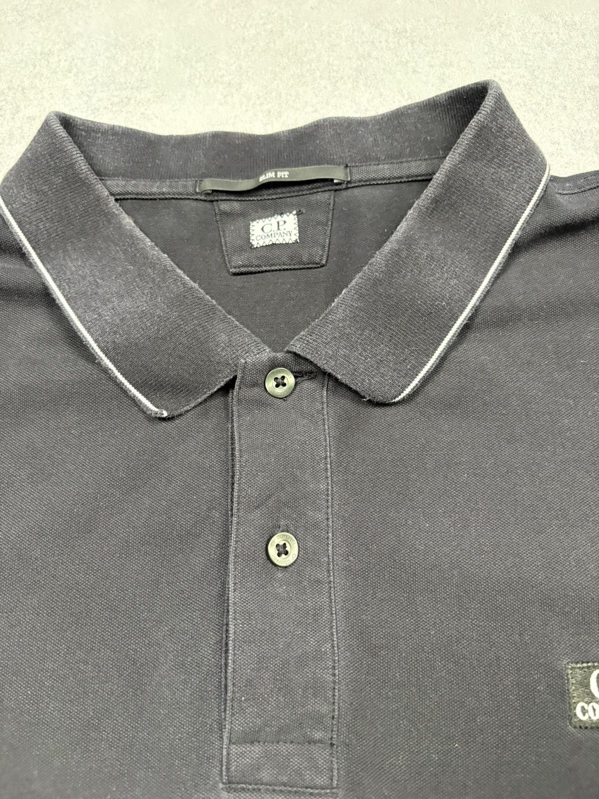 C.P. Company C.P. Company Logo Polo Shirt Black Slim Fit XXXL Casual SS20 Size US XXL / EU 58 / 5 - 9 Thumbnail
