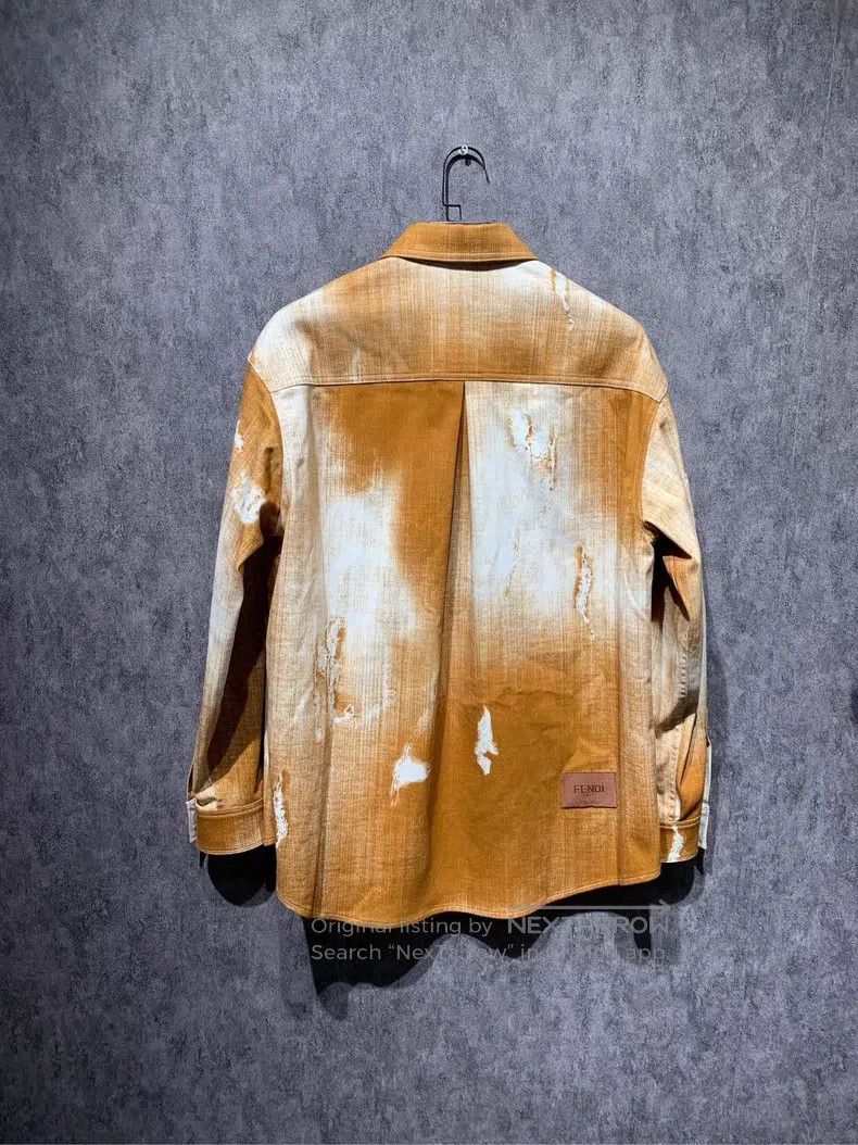 Fendi Fendi Ombre Denim Jacket Size US M / EU 48-50 / 2 - 2 Thumbnail