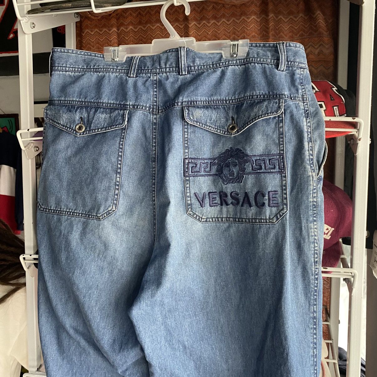 Versace Vintage Medusa logo Versace Classic V2 baggy jeans Size US 34 / EU 50 - 3 Thumbnail