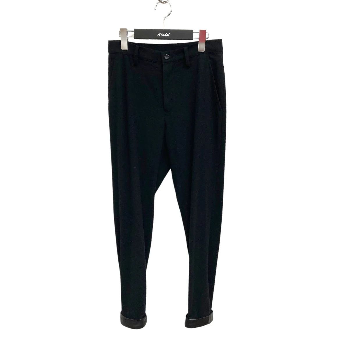 YOHJI YAMAMOTO hem leather pants