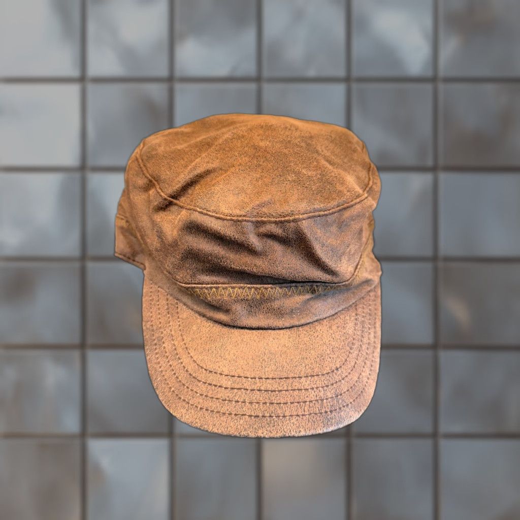 Stetson Stetson Hat Large Brown Leather Houndsville Hike Dad Outdoor Motorcycle Mens Size ONE SIZE - 1 Thumbnail