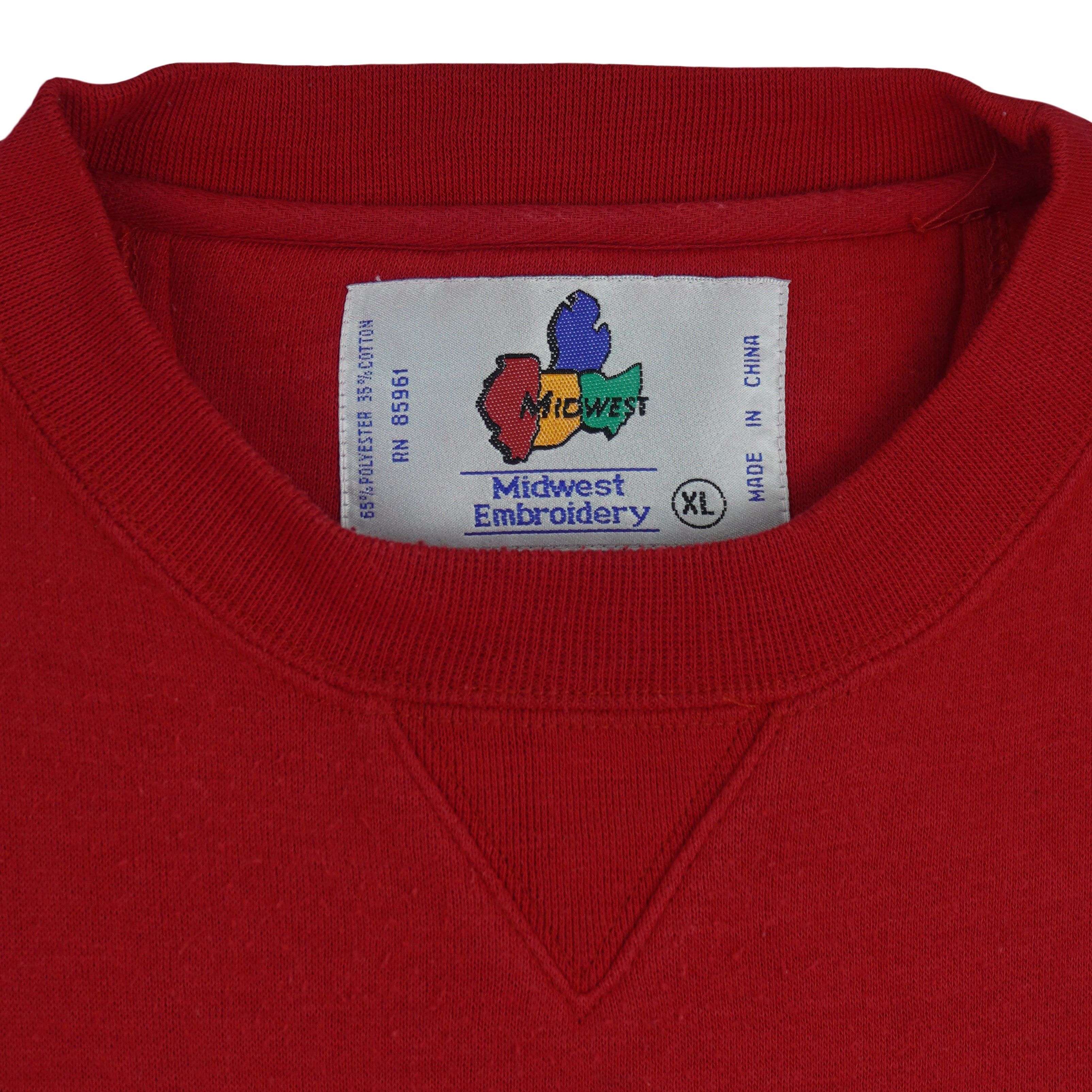 NCAA Georgia Bulldogs Embroidered Crew Neck Sweatshirt 1990s Size US XL / EU 56 / 4 - 4 Thumbnail