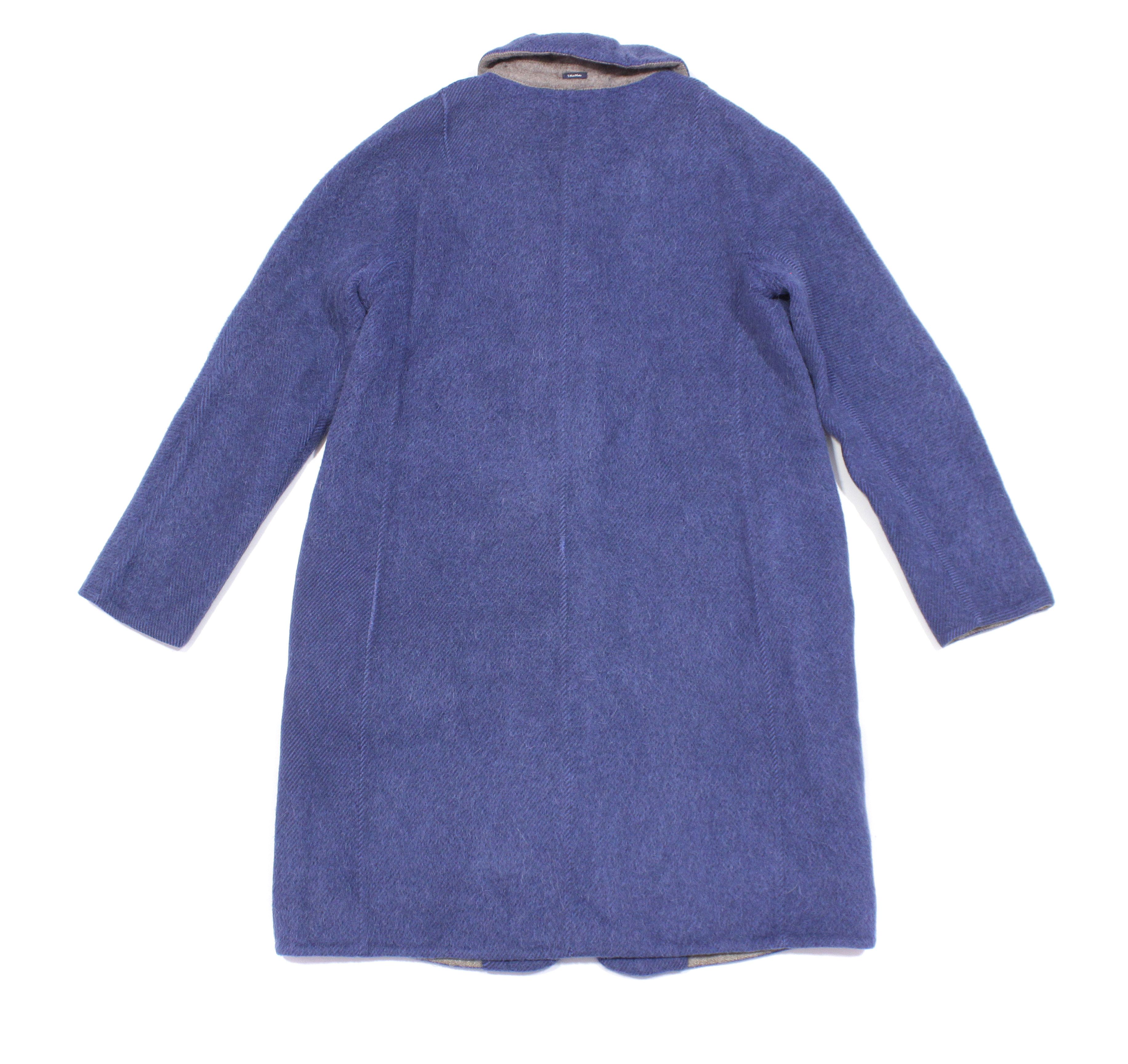 Max Mara Wool Angora Coat Size S / US 4 / IT 40 - 2 Thumbnail