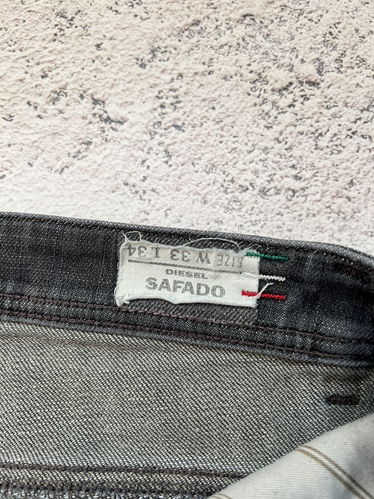 Diesel × Vintage Vintage Y2K Diesel Denim Jeans Size US 33 - 10 Thumbnail