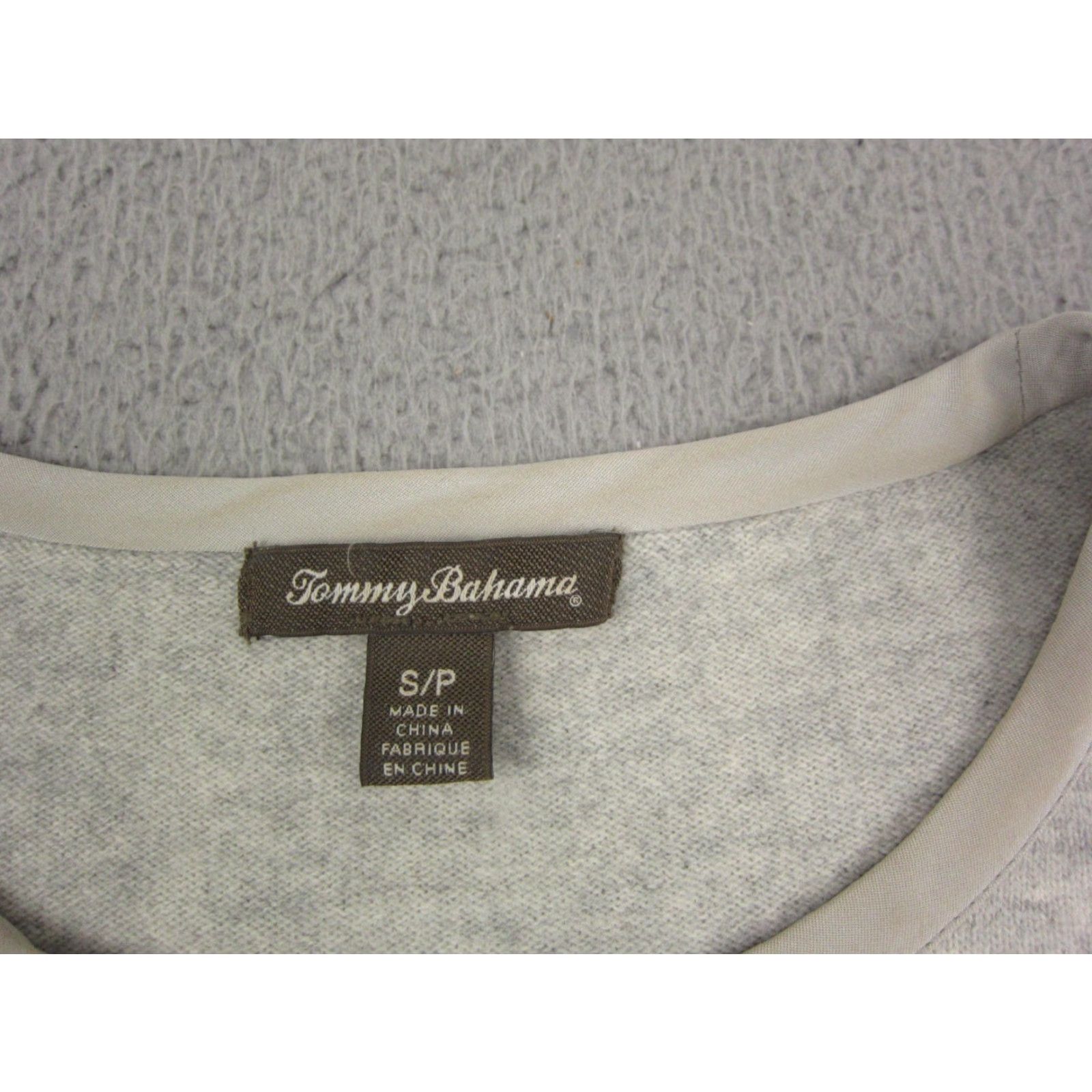 Tommy Bahama Tommy Bahama Sweater Women Small Gray Wool Cashmere 3/4 Sleeve Crew Neck Pullover Jumper Size S / US 4 / IT 40 - 4 Thumbnail