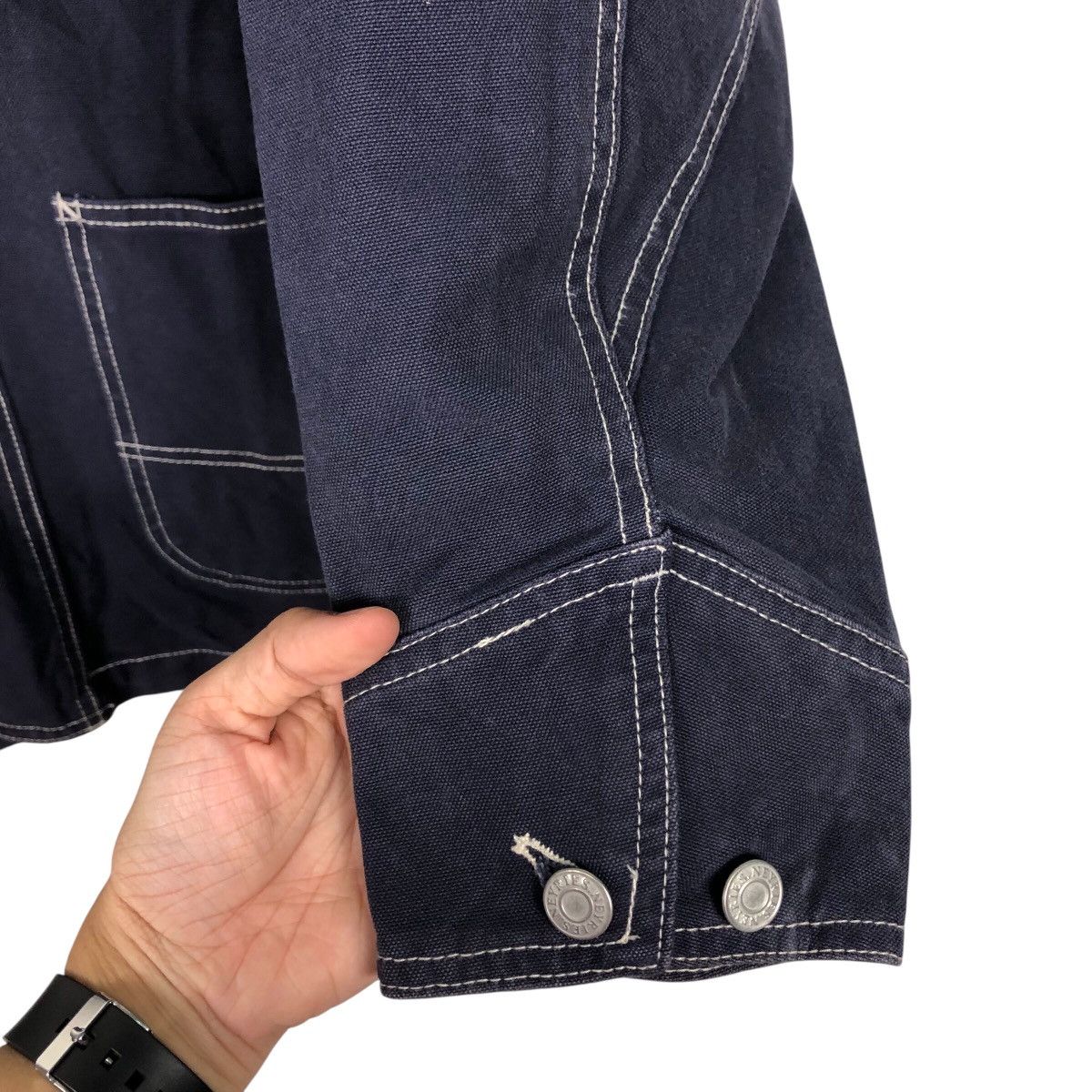 Japanese Brand 📌Vintage Chore Work Jacket Detroit Neyries Issey Miyake Size US M / EU 48-50 / 2 - 16 Thumbnail