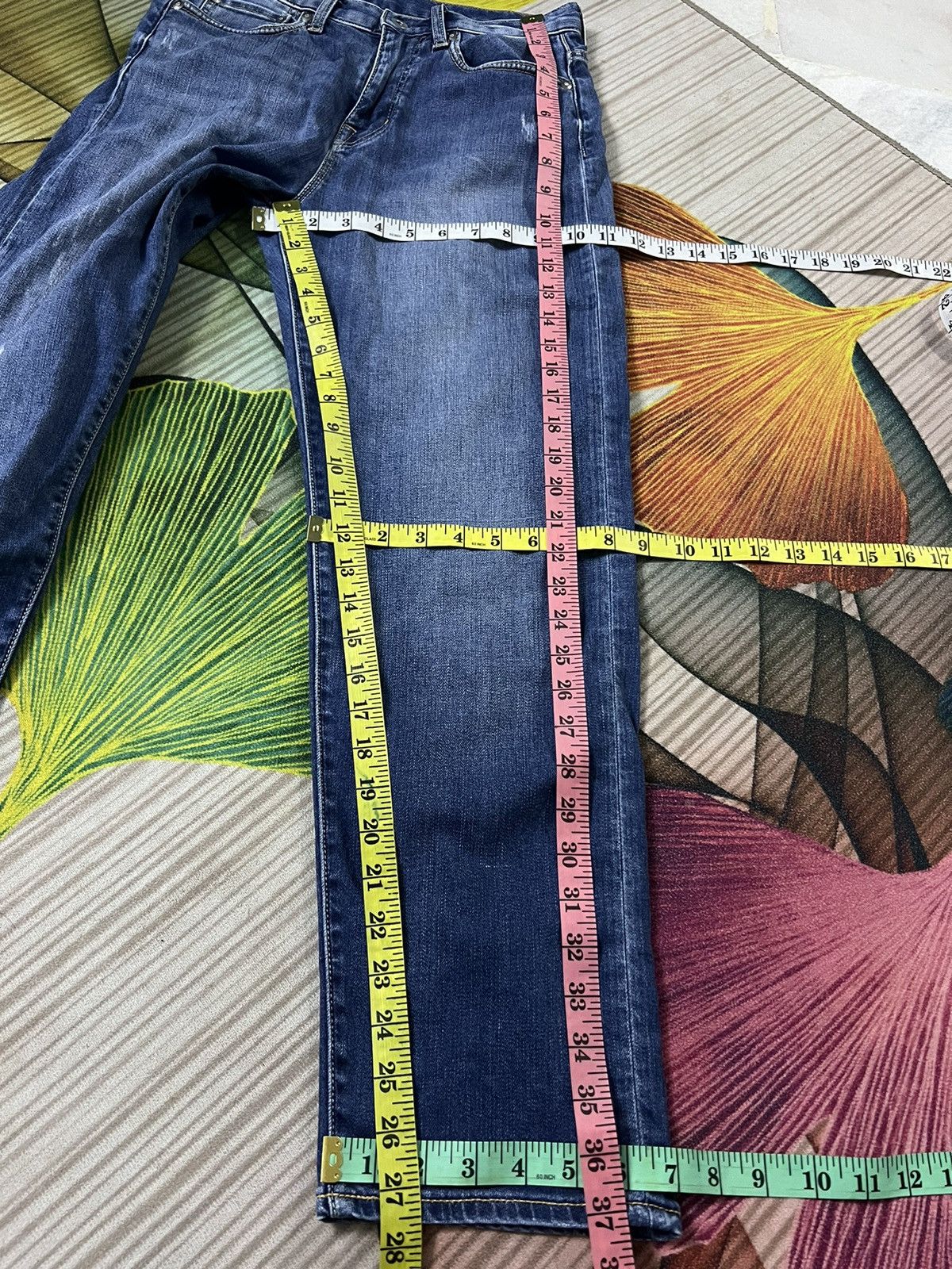 Designer × Issey Miyake × Japanese Brand P.L.S.T Issey Miyake Distressed Jeans Size US 26 / EU 42 - 10 Thumbnail