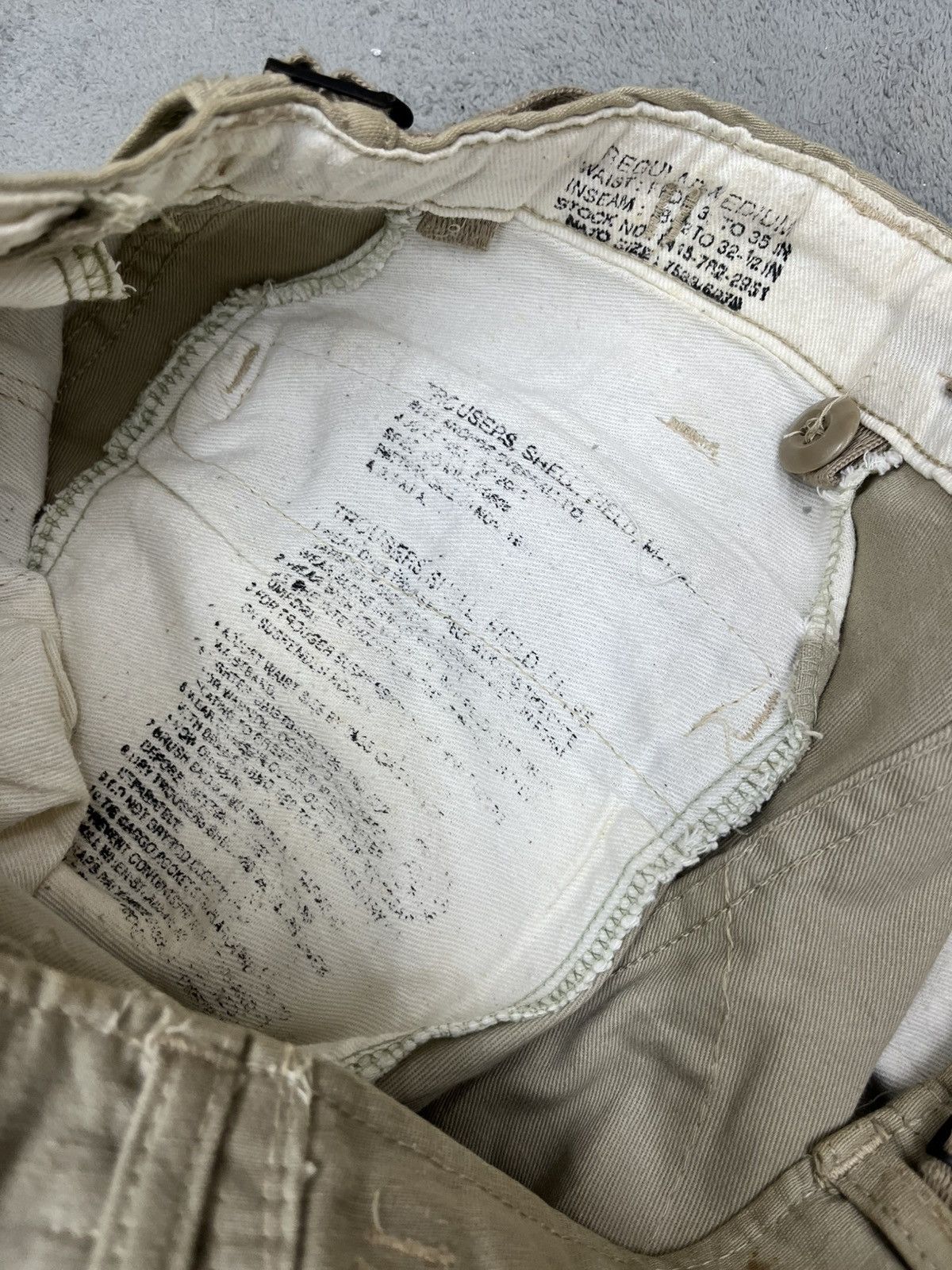Vintage ARCHIVE💥BALLOON ARMY CARGO TROUSERS Size US 32 / EU 48 - 11 Thumbnail