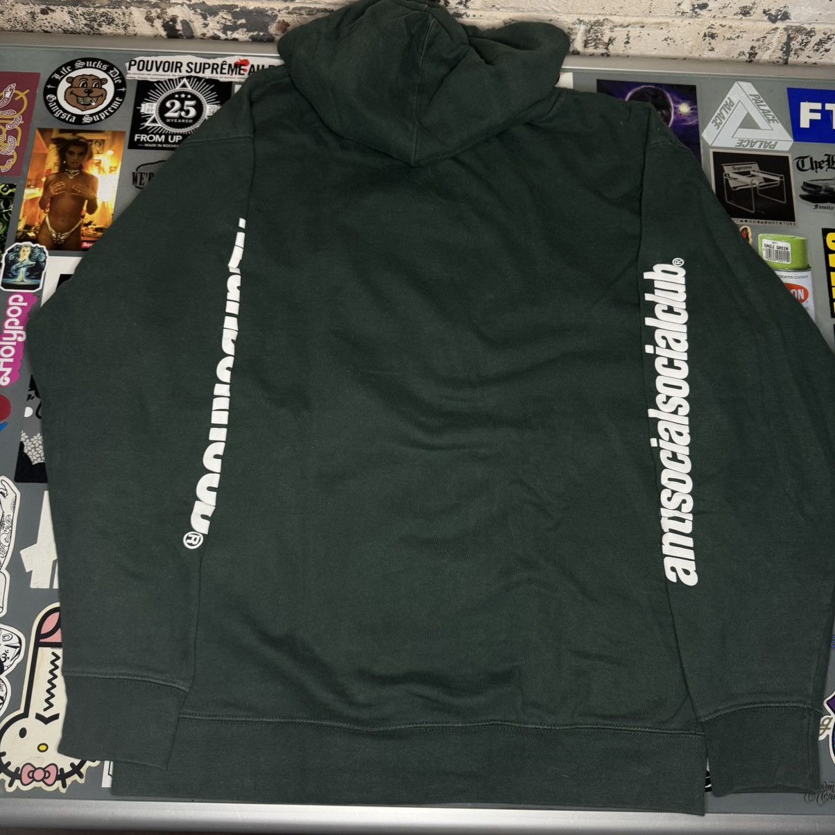 Anti Social Social Club × Neighborhood ASSC Neighborhood 6IX Green Hoodie Anti Social FW20 Sz L Size US L / EU 52-54 / 3 - 4 Thumbnail
